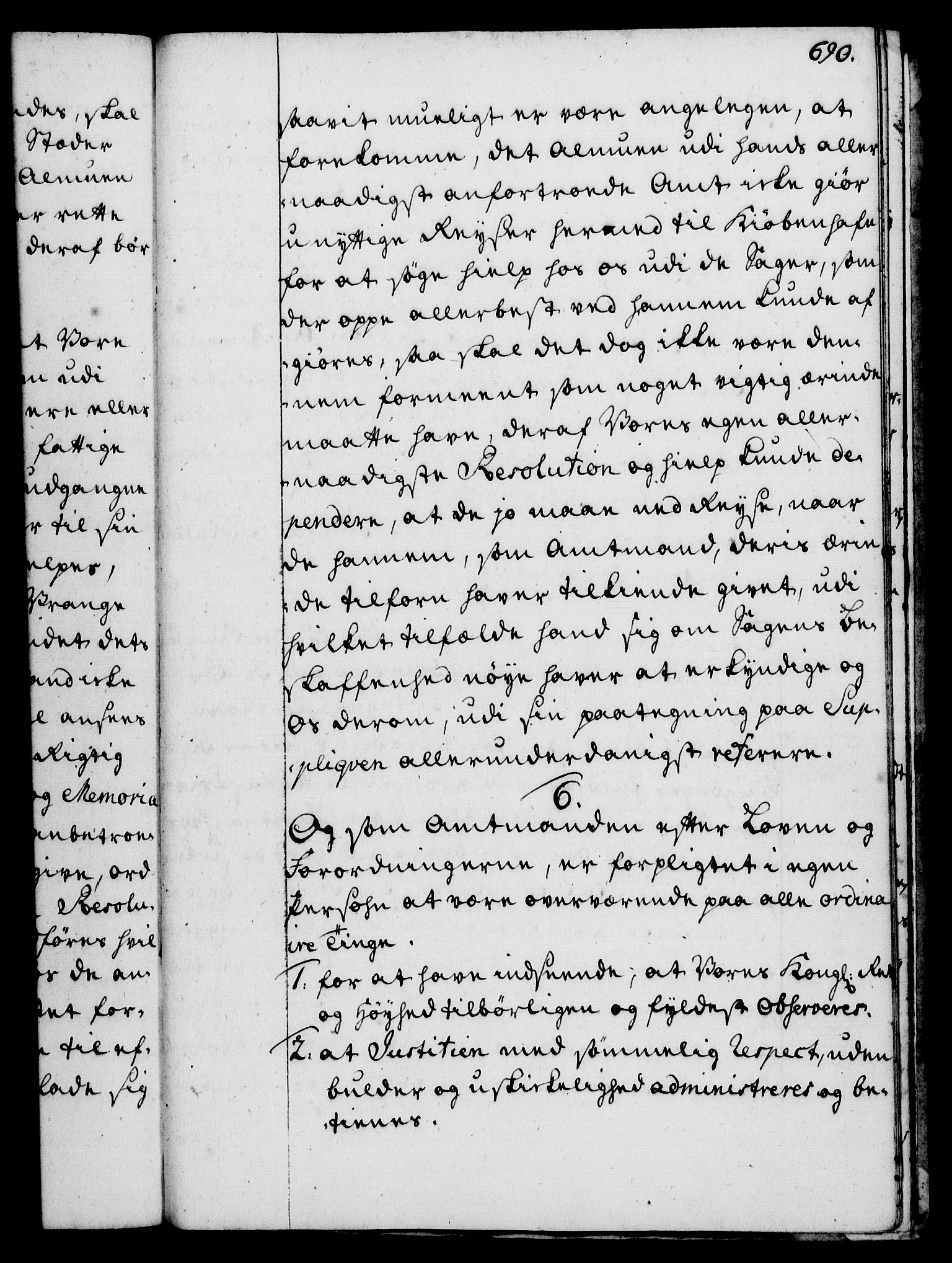 Rentekammeret, Kammerkanselliet, RA/EA-3111/G/Gg/Ggi/L0002: Norsk instruksjonsprotokoll med register (merket RK 53.35), 1729-1751, p. 690
