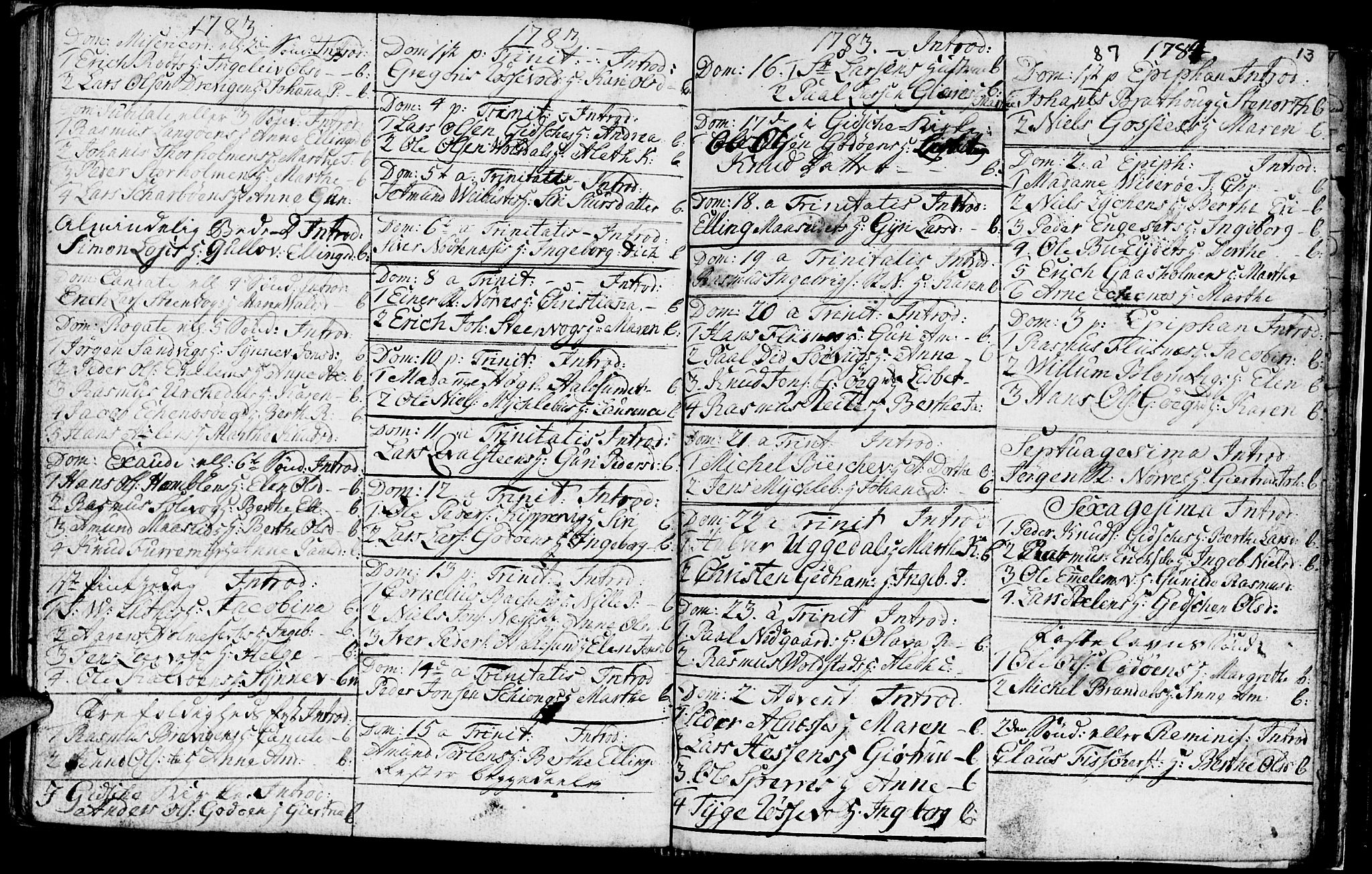 Ministerialprotokoller, klokkerbøker og fødselsregistre - Møre og Romsdal, AV/SAT-A-1454/528/L0420: Parish register (copy) no. 528C01, 1764-1784, p. 87