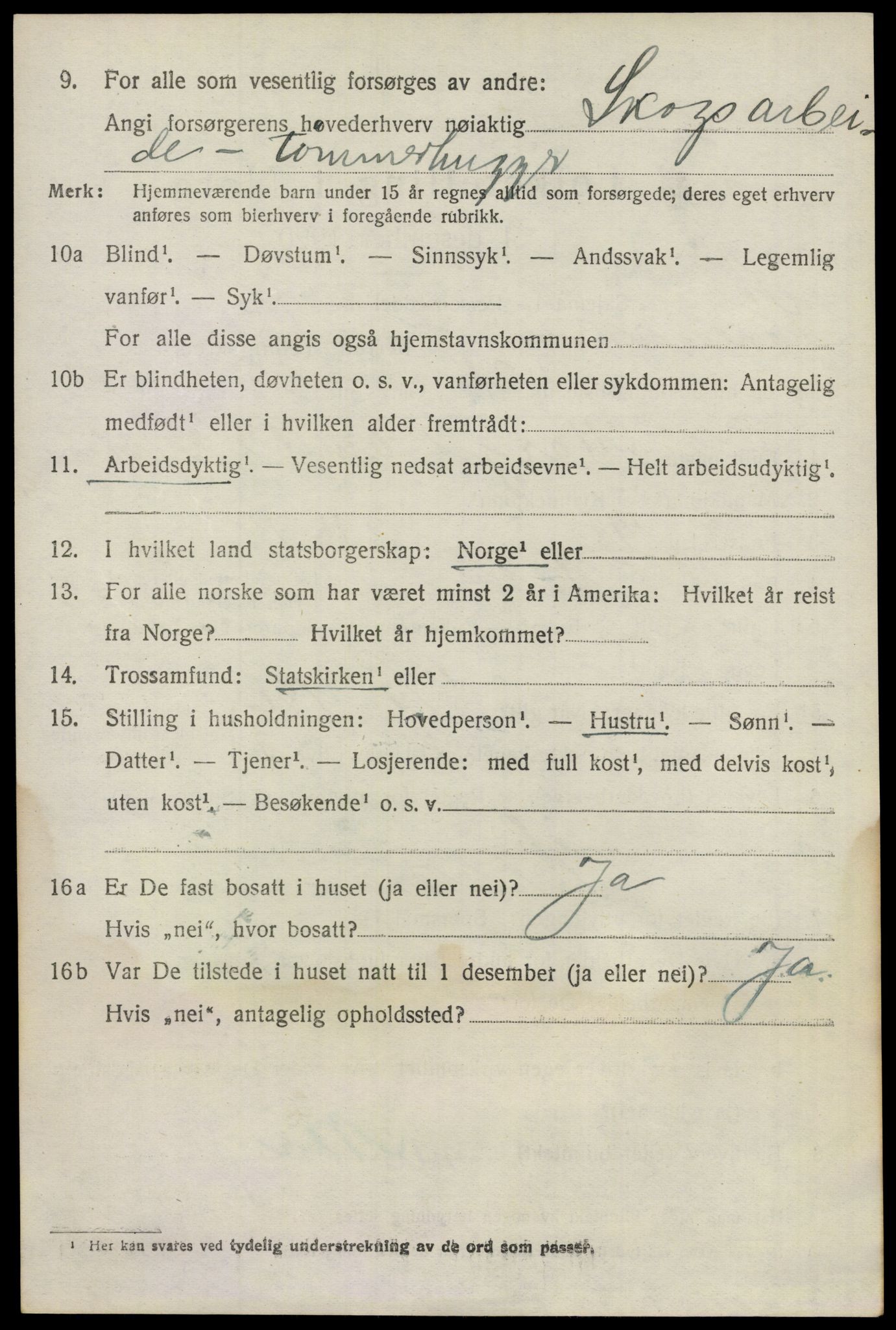 SAO, 1920 census for Lørenskog, 1920, p. 6105
