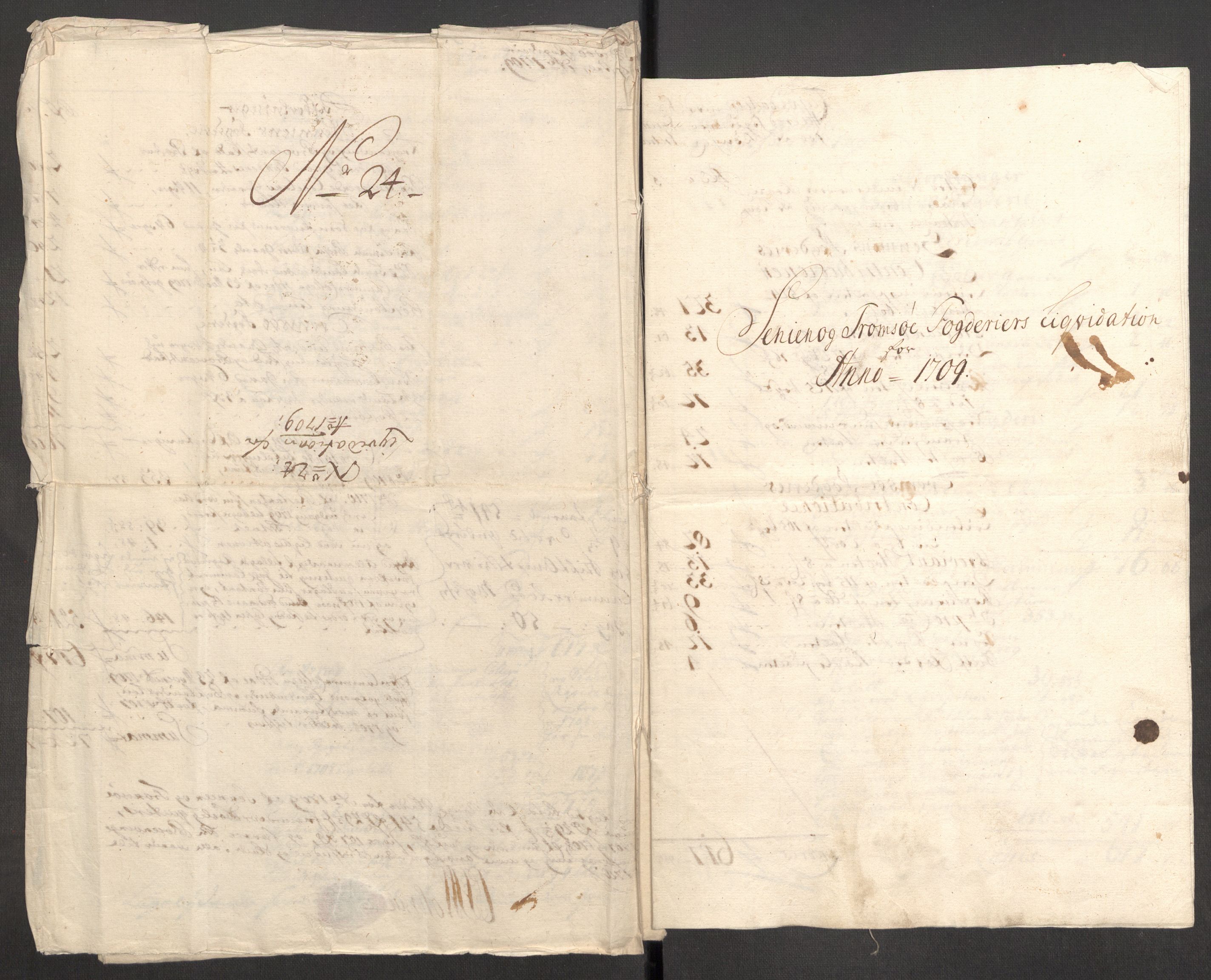 Rentekammeret inntil 1814, Reviderte regnskaper, Fogderegnskap, AV/RA-EA-4092/R68/L4757: Fogderegnskap Senja og Troms, 1708-1710, p. 154