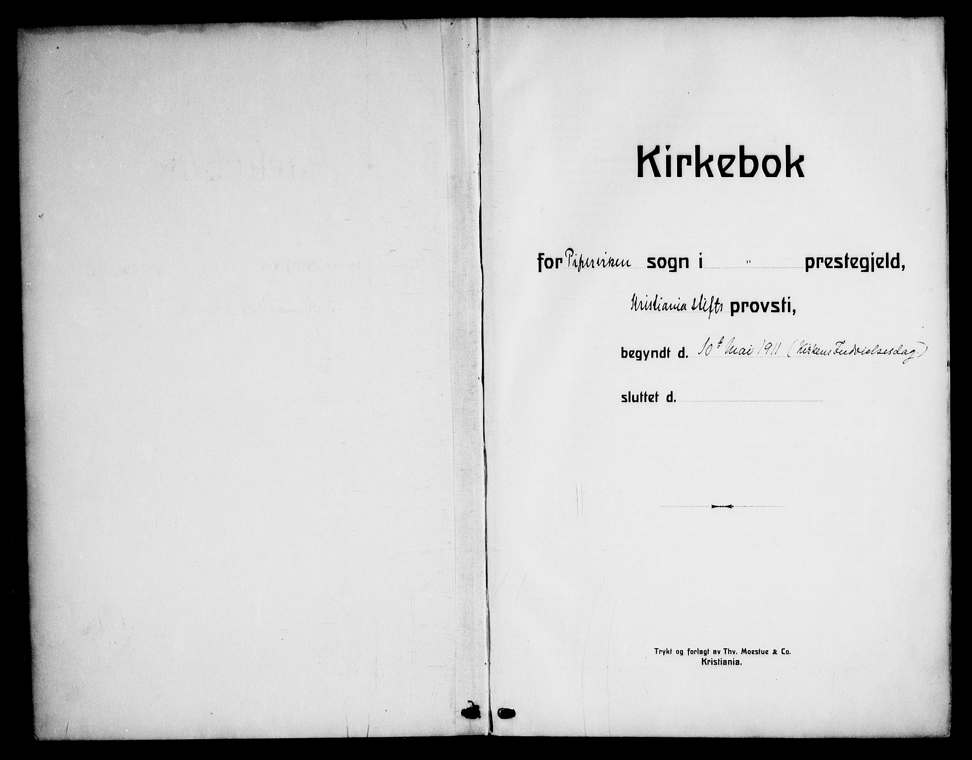 Piperviken prestekontor Kirkebøker, AV/SAO-A-10874/F/L0002: Parish register (official) no. 2, 1911-1952