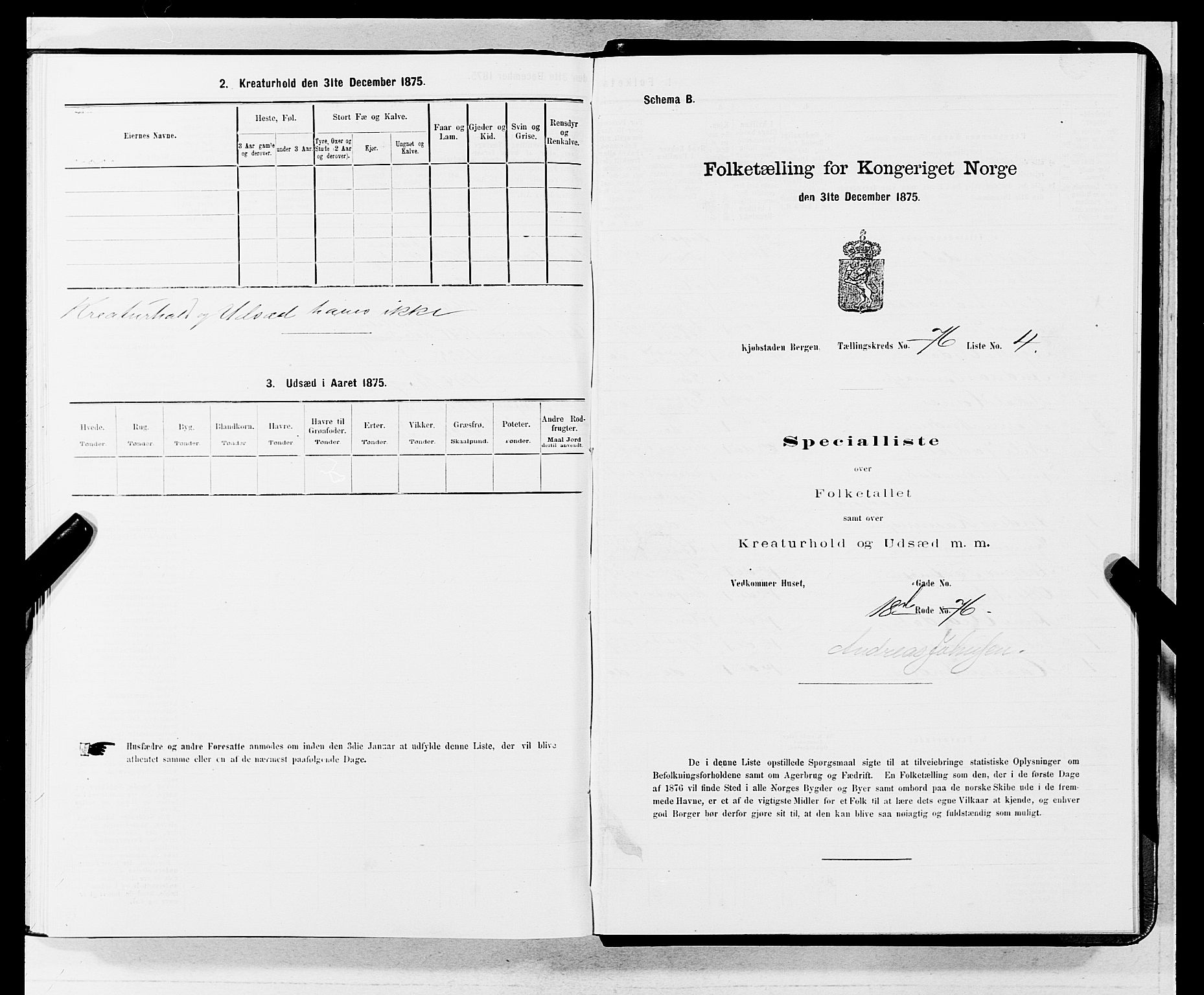 SAB, 1875 census for 1301 Bergen, 1875, p. 4071