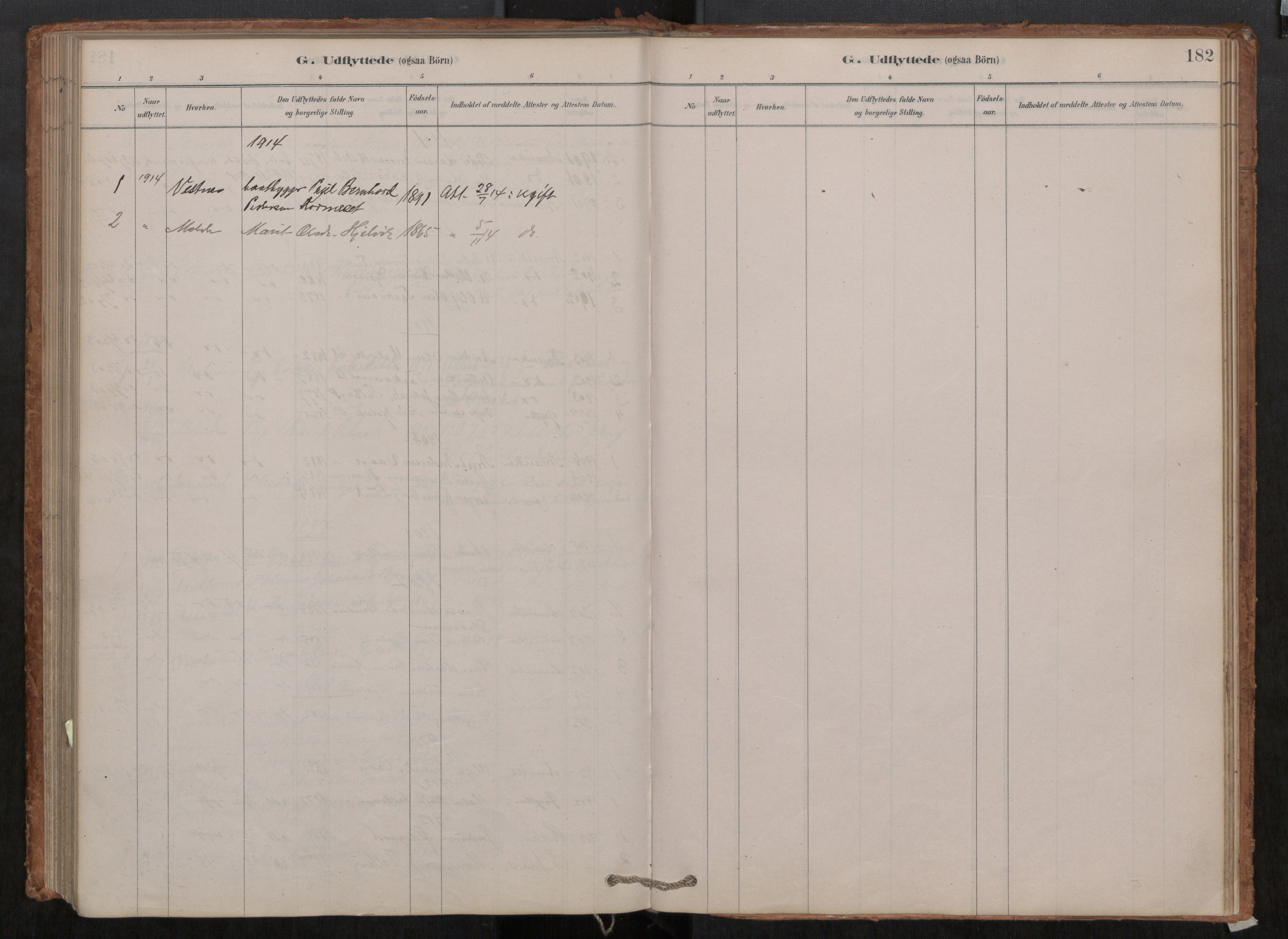 Ministerialprotokoller, klokkerbøker og fødselsregistre - Møre og Romsdal, SAT/A-1454/550/L0621: Parish register (official) no. 550A01, 1878-1915, p. 182