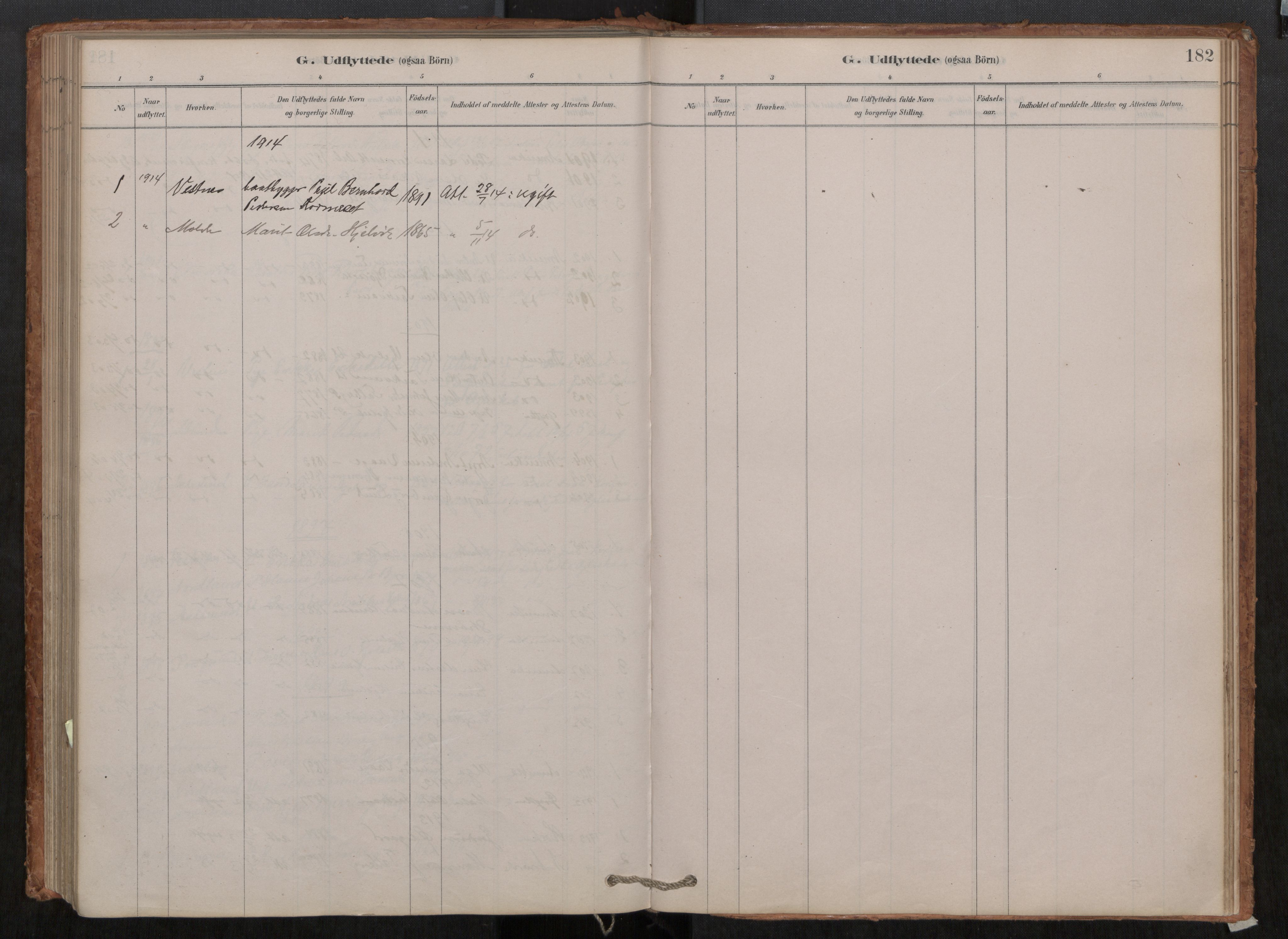 Ministerialprotokoller, klokkerbøker og fødselsregistre - Møre og Romsdal, AV/SAT-A-1454/550/L0621: Parish register (official) no. 550A01, 1878-1915, p. 182