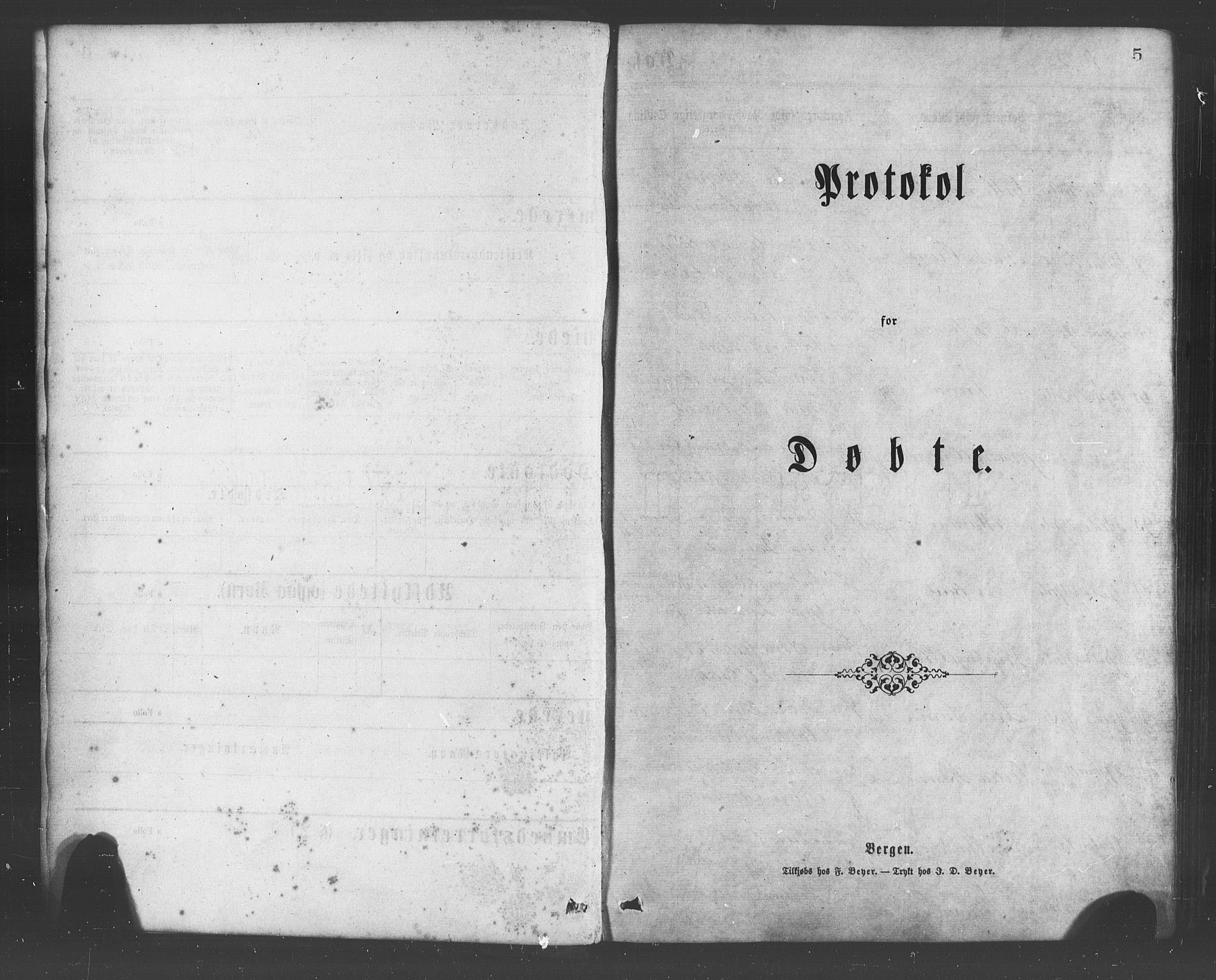 Strandebarm sokneprestembete, AV/SAB-A-78401/H/Haa: Parish register (official) no. A 9, 1872-1886, p. 5