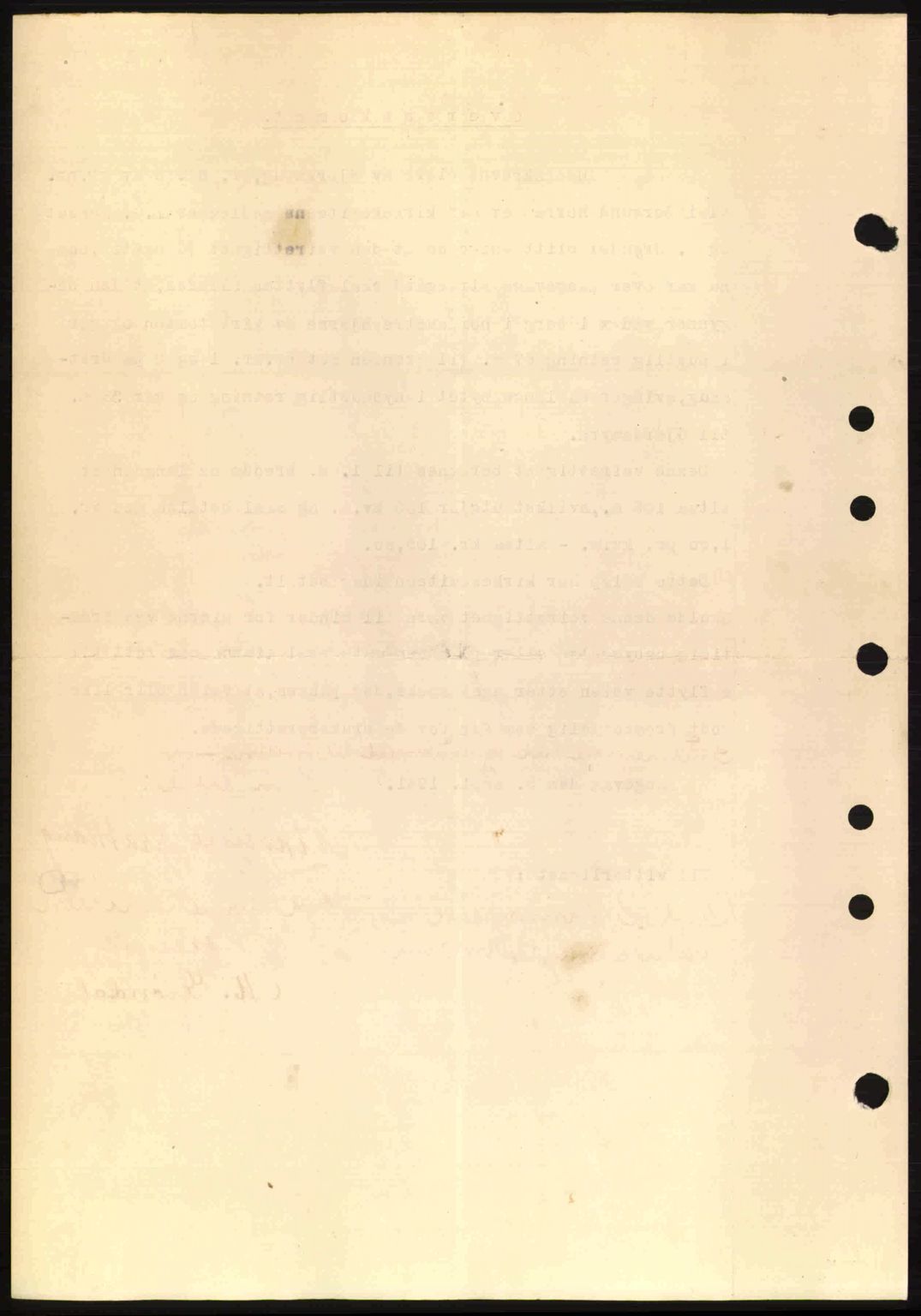 Nordre Sunnmøre sorenskriveri, SAT/A-0006/1/2/2C/2Ca: Mortgage book no. A11, 1941-1941, Diary no: : 1441/1941