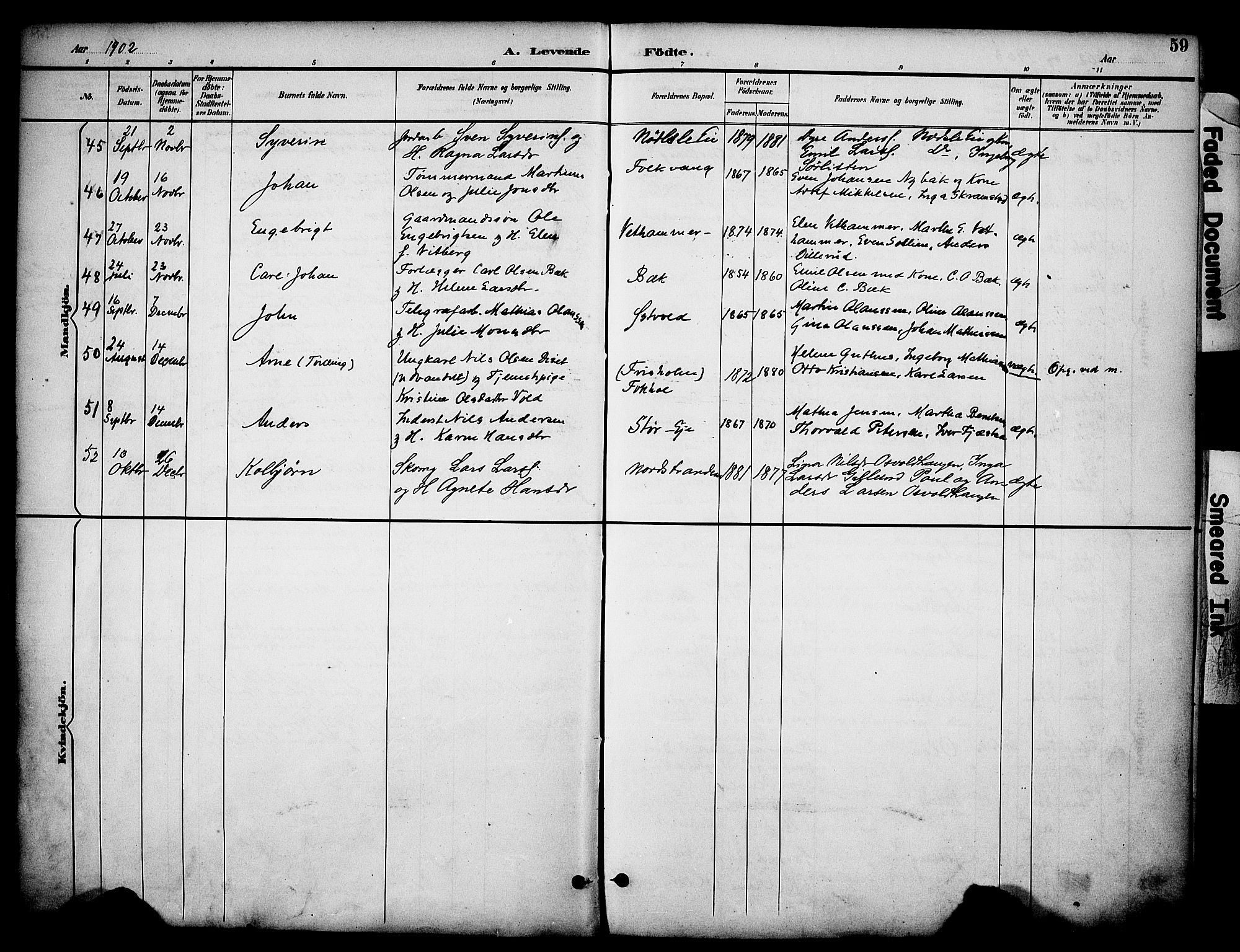 Stange prestekontor, AV/SAH-PREST-002/K/L0020: Parish register (official) no. 20, 1894-1905, p. 59