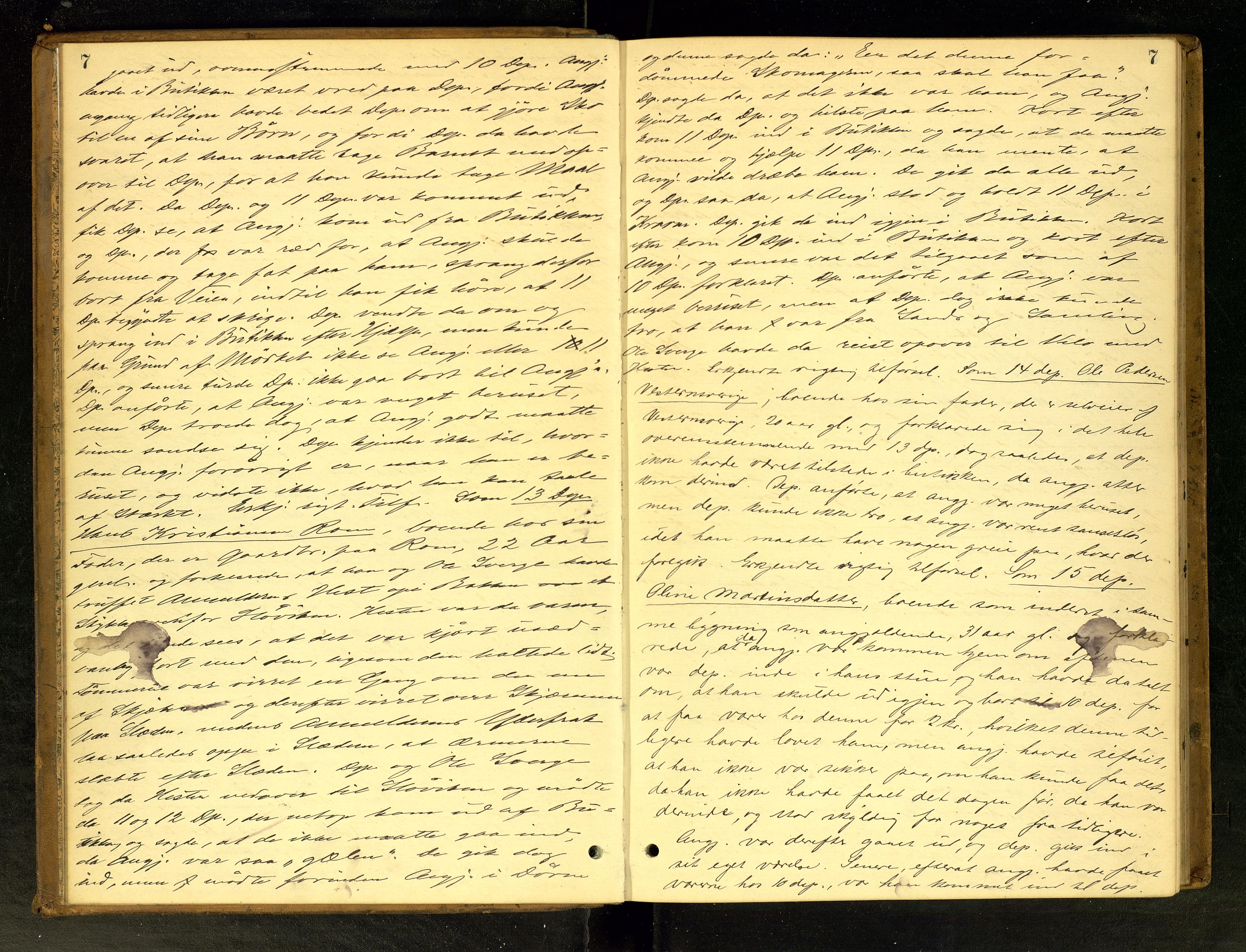 Hadeland og Land tingrett, AV/SAH-TING-010/G/Gc/L0022: Ekstrarettsprotokoll, 1885-1886, p. 7
