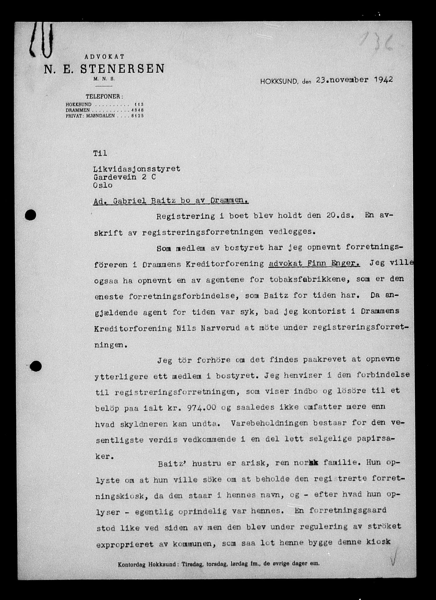 Justisdepartementet, Tilbakeføringskontoret for inndratte formuer, AV/RA-S-1564/H/Hc/Hcd/L0989: --, 1945-1947, p. 323