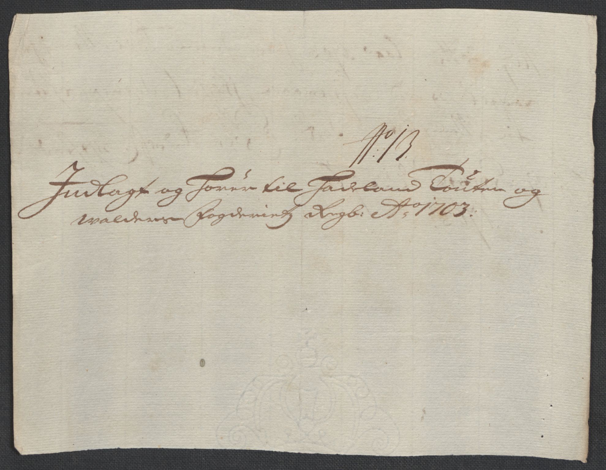 Rentekammeret inntil 1814, Reviderte regnskaper, Fogderegnskap, RA/EA-4092/R18/L1301: Fogderegnskap Hadeland, Toten og Valdres, 1703, p. 98