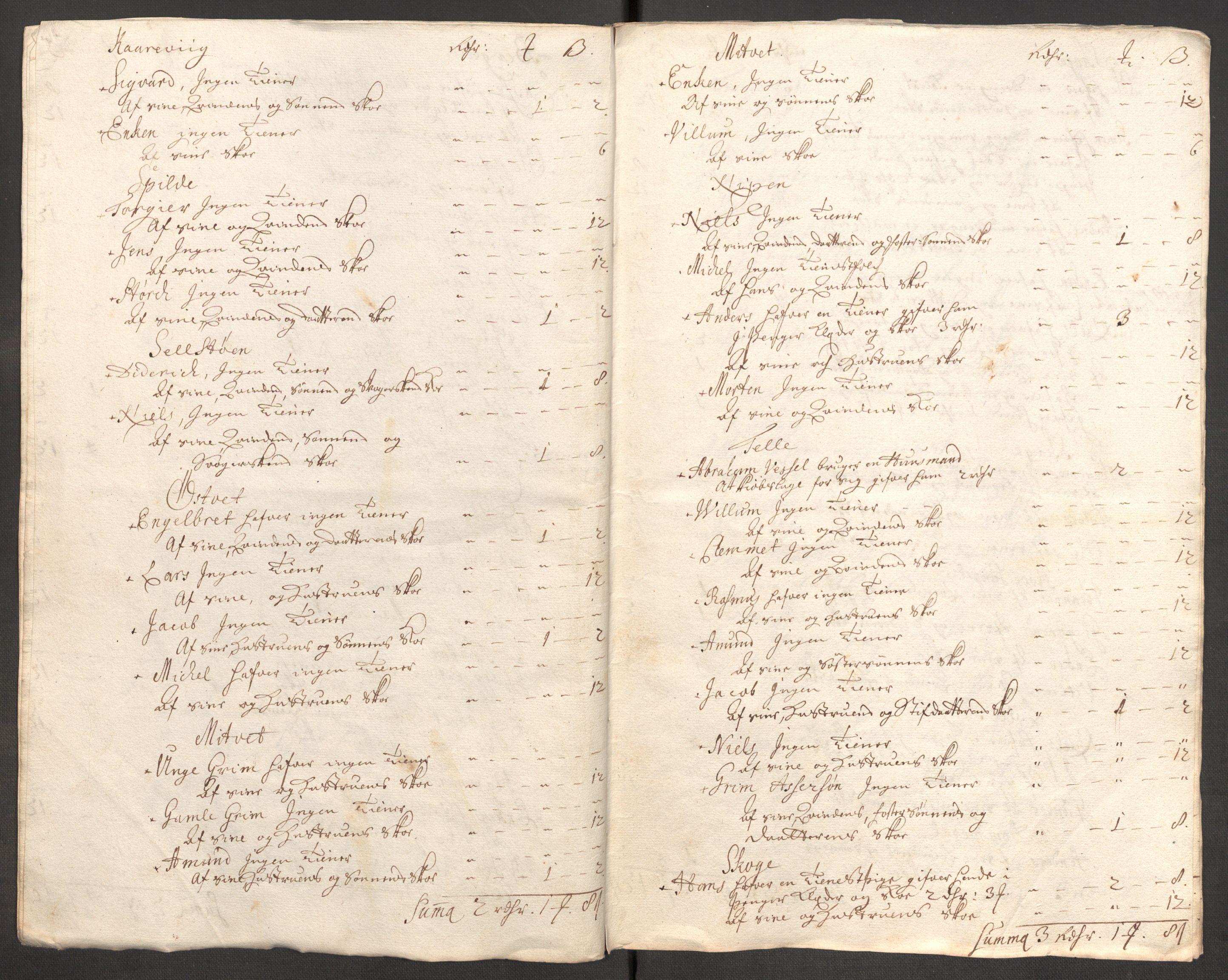 Rentekammeret inntil 1814, Reviderte regnskaper, Fogderegnskap, RA/EA-4092/R51/L3193: Fogderegnskap Nordhordland og Voss, 1711, p. 283