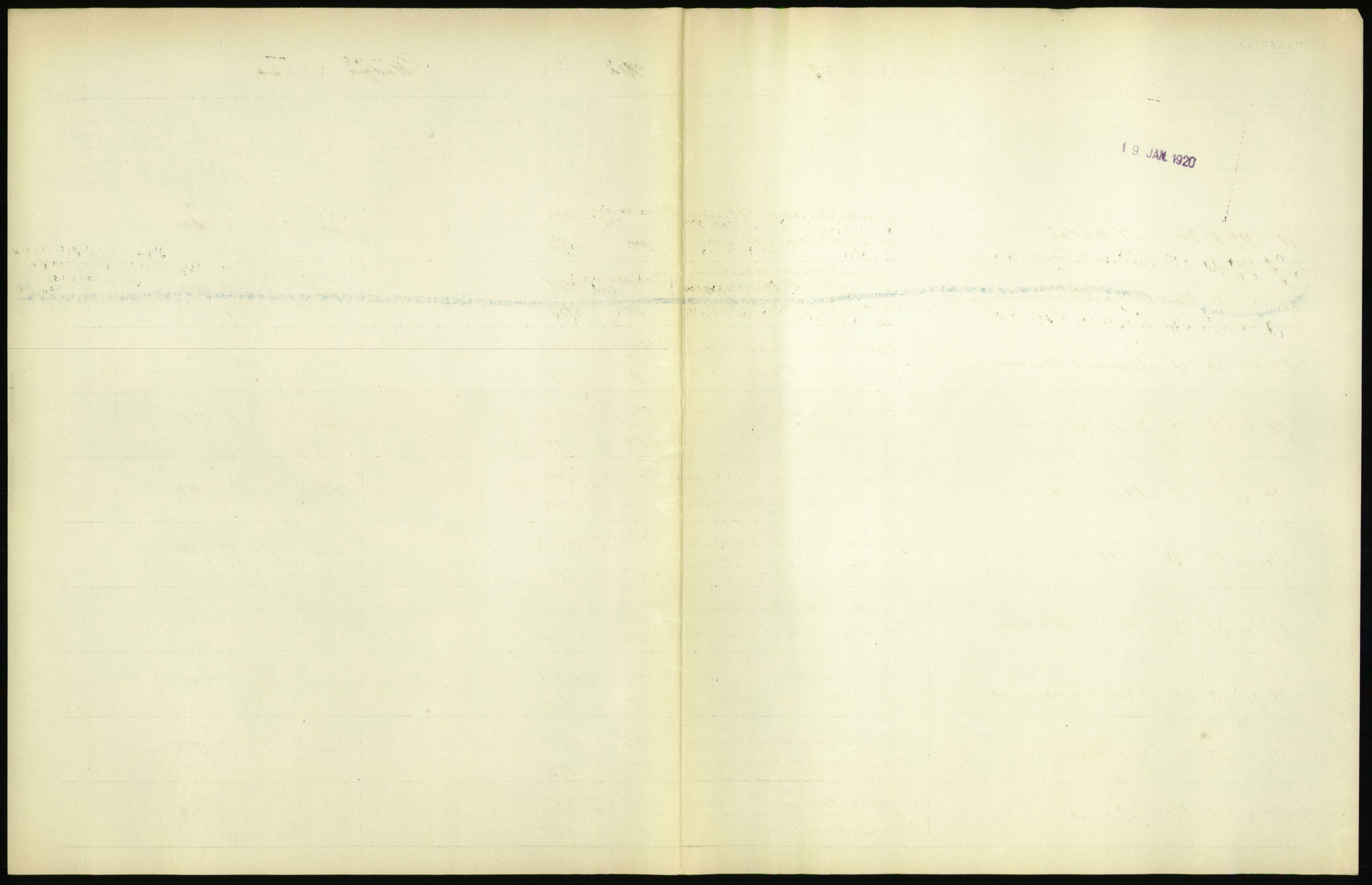 Statistisk sentralbyrå, Sosiodemografiske emner, Befolkning, RA/S-2228/D/Df/Dfb/Dfbi/L0031: Hordaland fylke: Levendefødte menn og kvinner. Bygder., 1919, p. 9