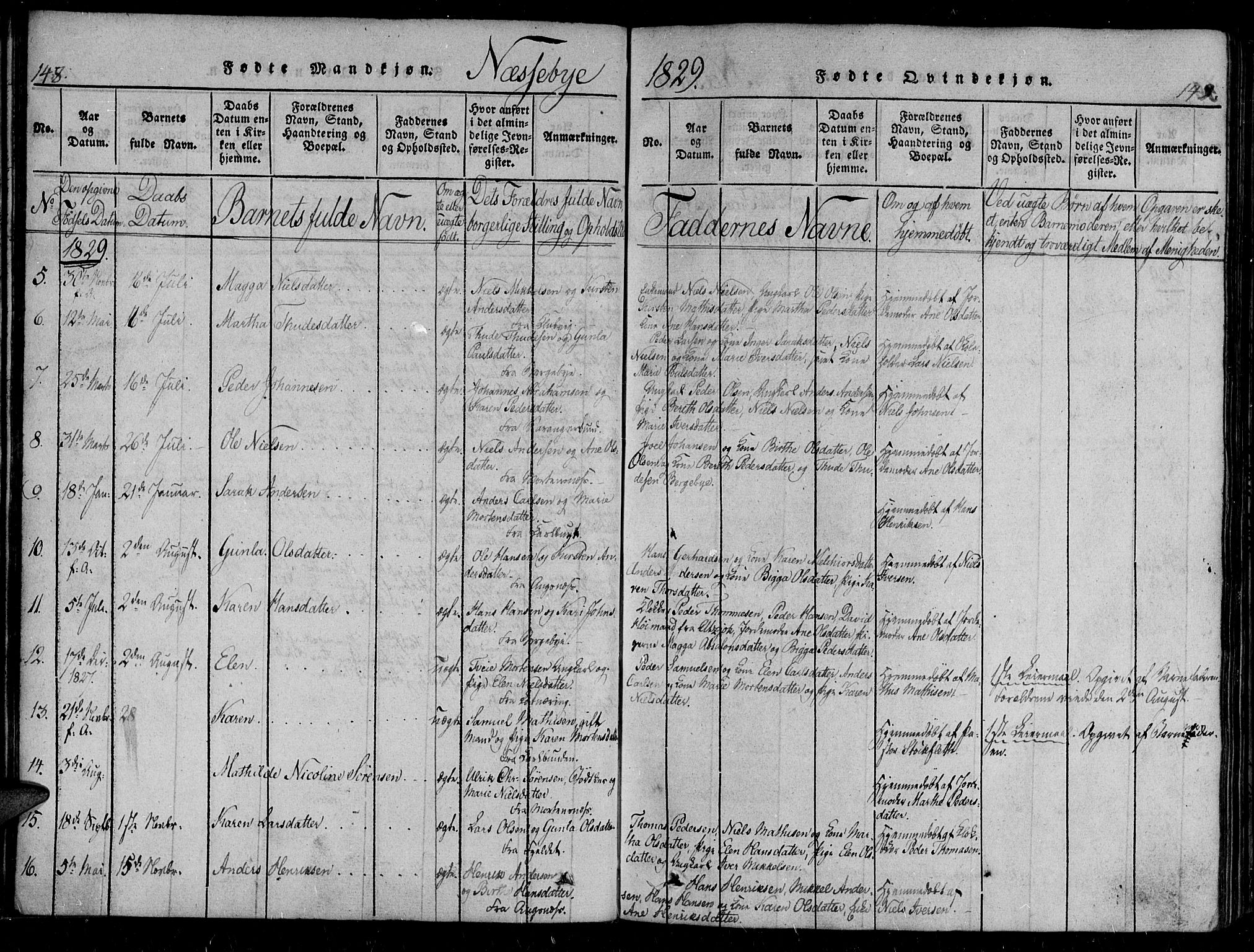 Vadsø sokneprestkontor, SATØ/S-1325/H/Ha/L0003kirke: Parish register (official) no. 3 /2, 1821-1839, p. 148-149