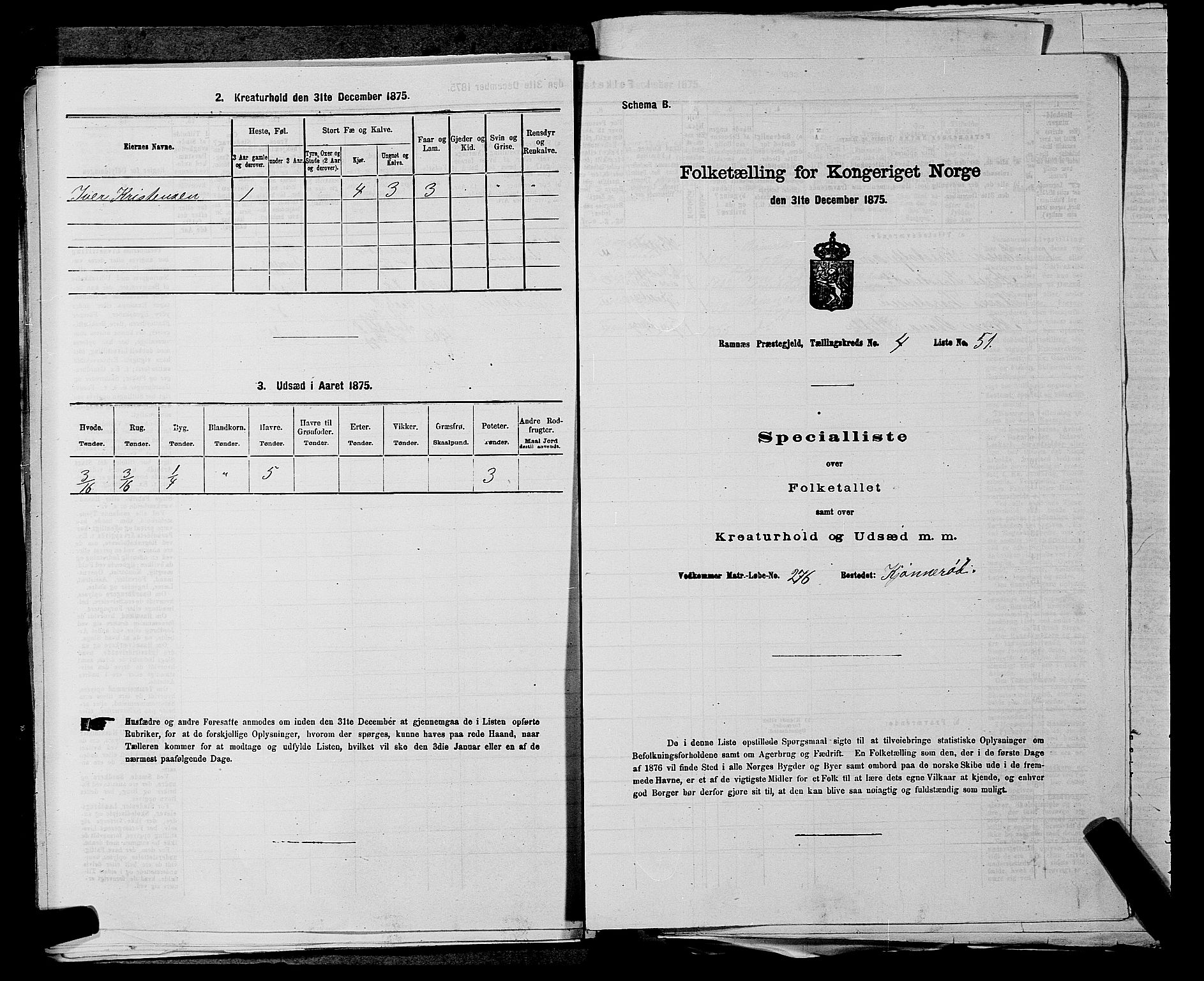 SAKO, 1875 census for 0718P Ramnes, 1875, p. 726