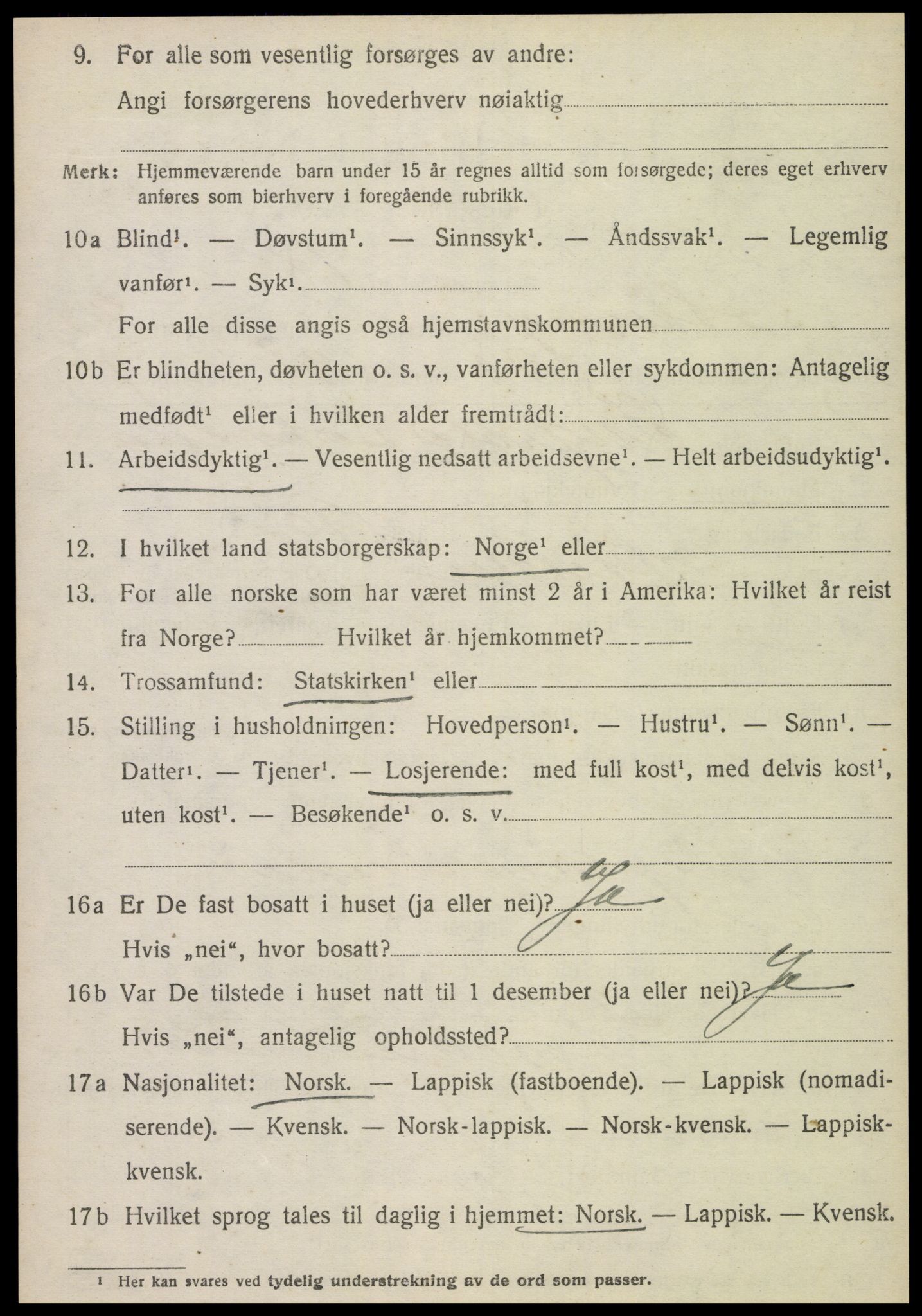 SAT, 1920 census for Otterøy, 1920, p. 1348