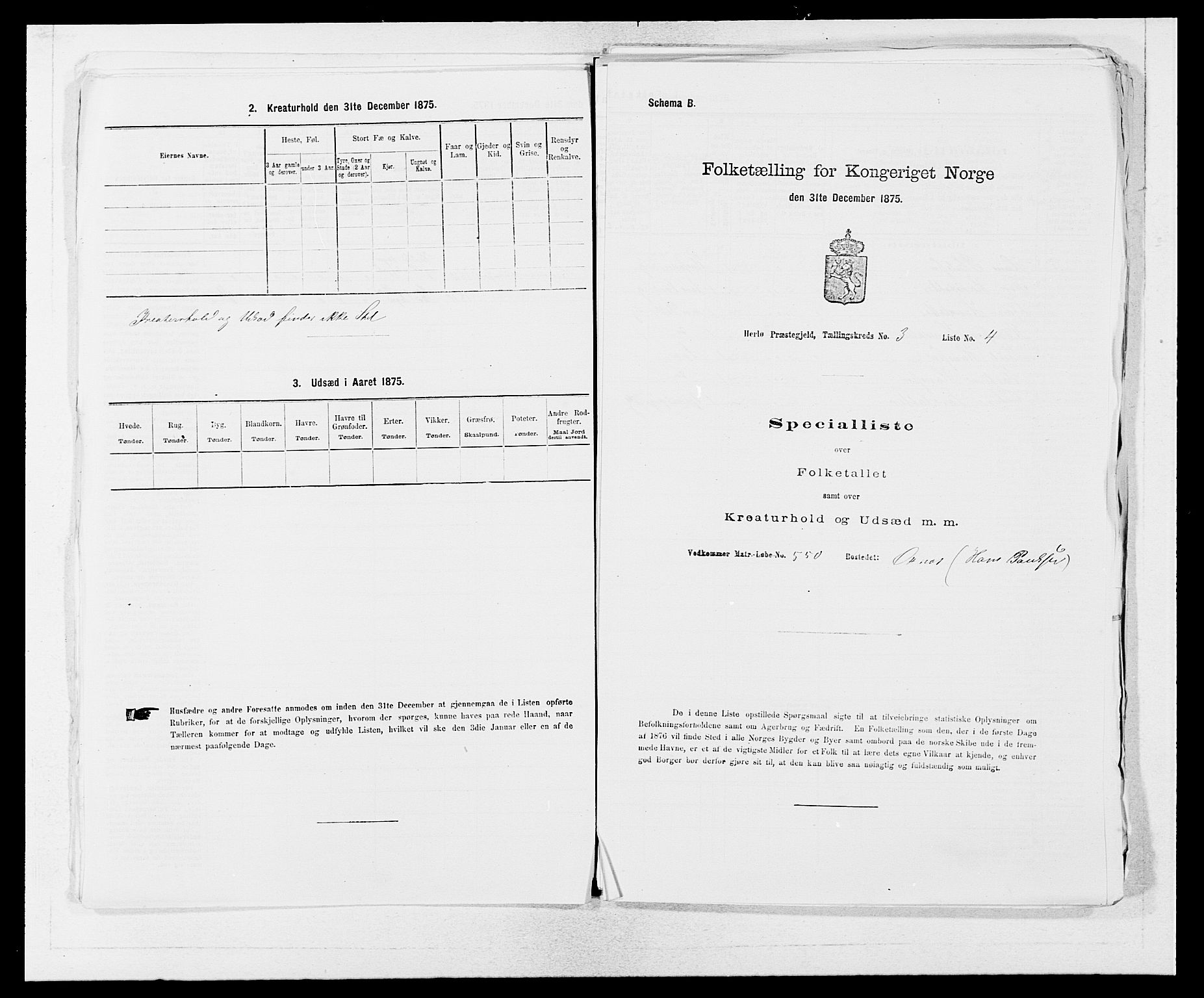 SAB, 1875 census for 1258P Herdla, 1875, p. 321