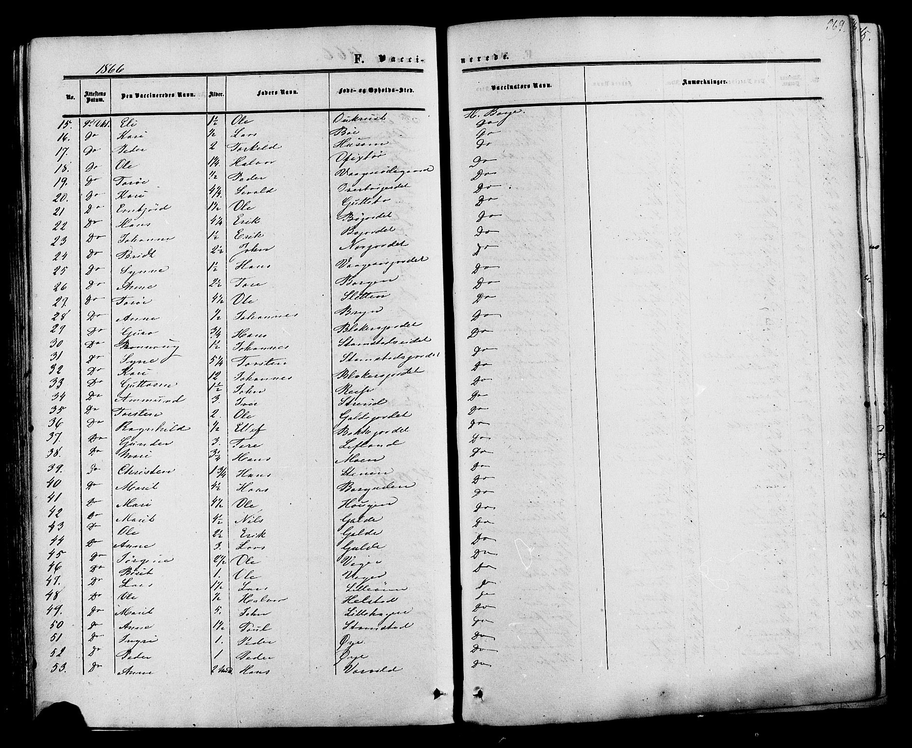 Lom prestekontor, SAH/PREST-070/K/L0007: Parish register (official) no. 7, 1863-1884, p. 369