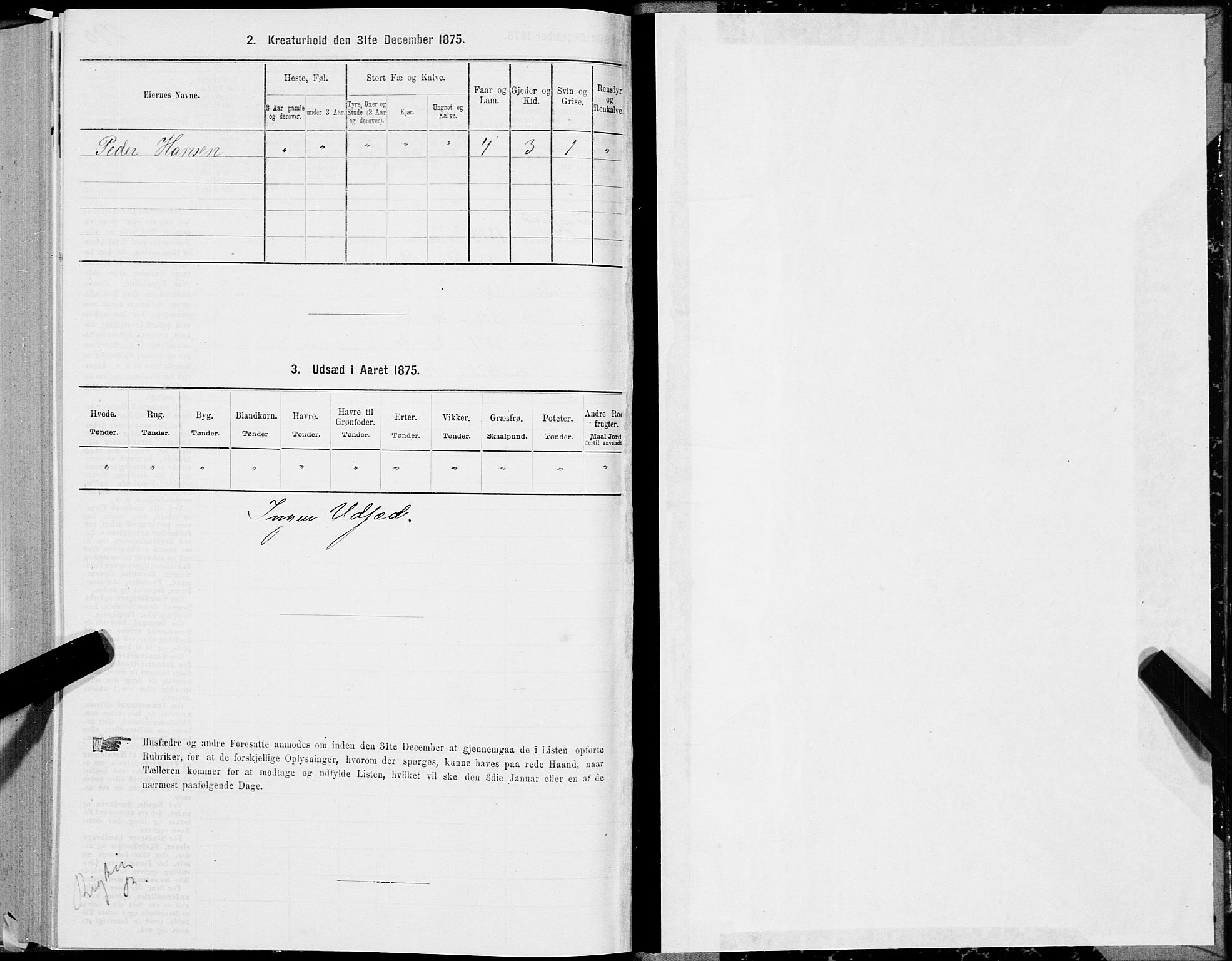 SAT, 1875 census for 1859P Flakstad, 1875