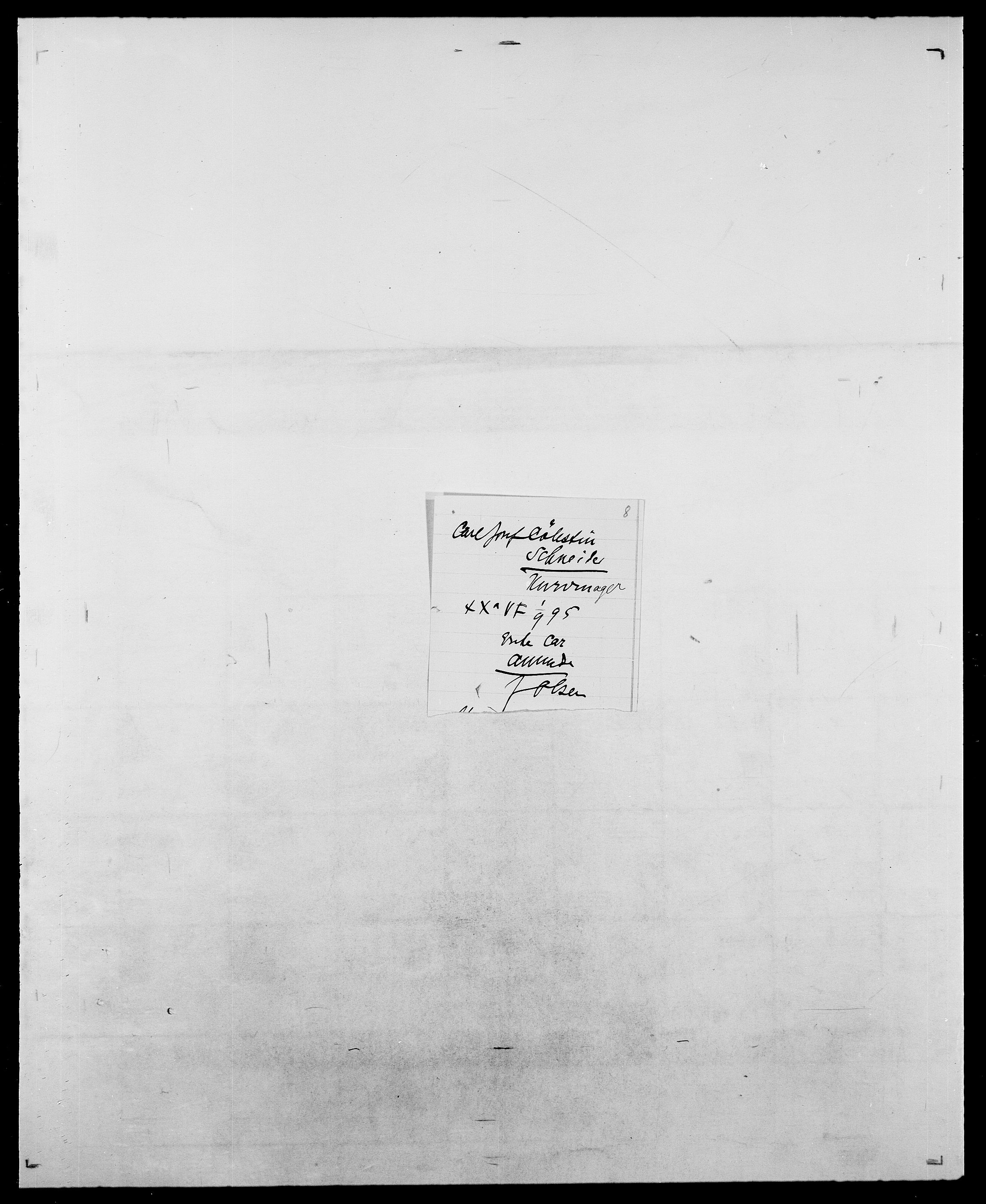 Delgobe, Charles Antoine - samling, AV/SAO-PAO-0038/D/Da/L0035: Schnabel - sjetman, p. 18