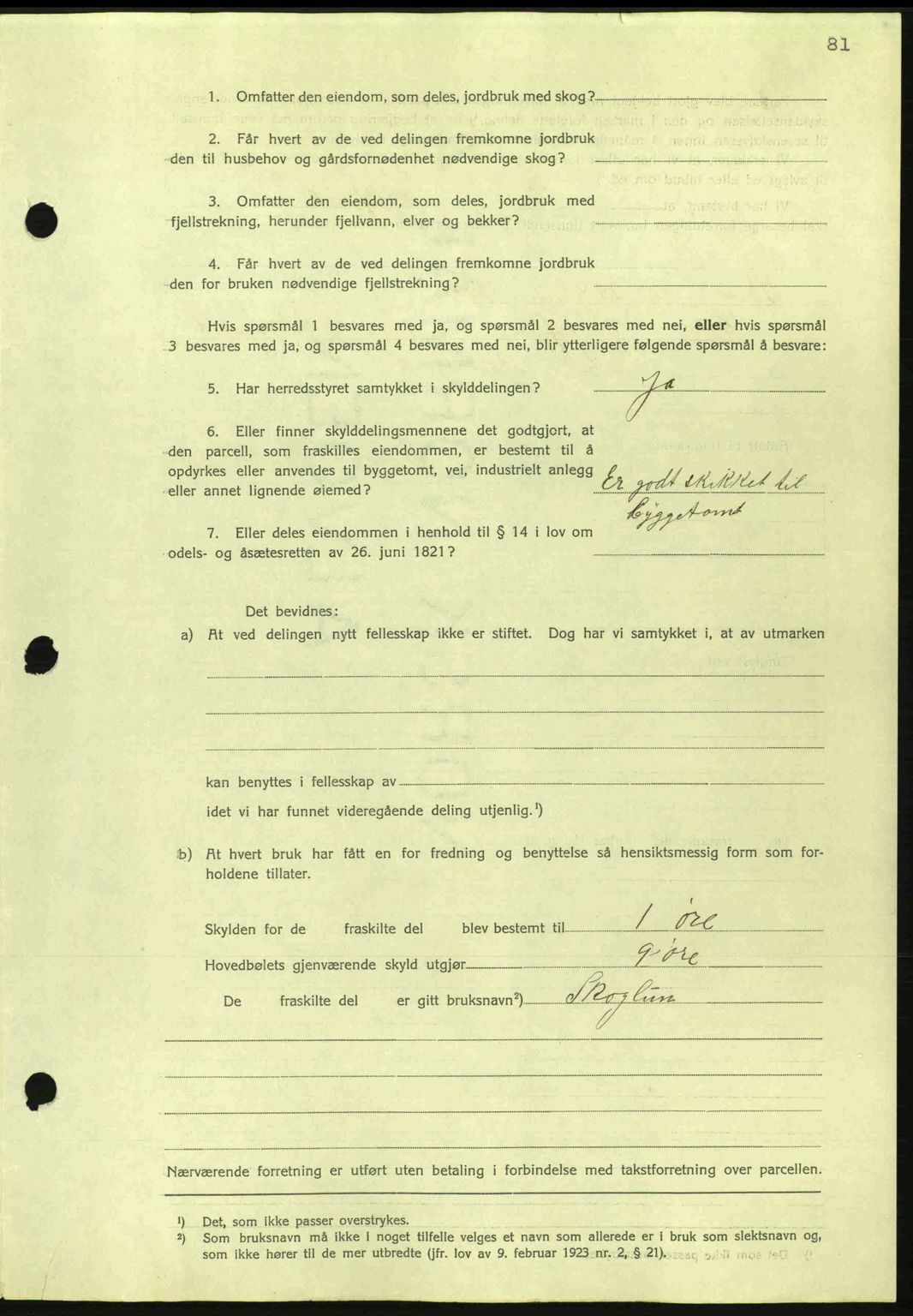 Nordmøre sorenskriveri, AV/SAT-A-4132/1/2/2Ca: Mortgage book no. A80, 1936-1937, Diary no: : 2069/1936