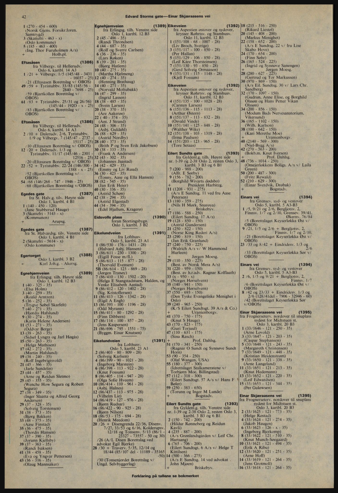 Kristiania/Oslo adressebok, PUBL/-, 1978-1979, p. 42