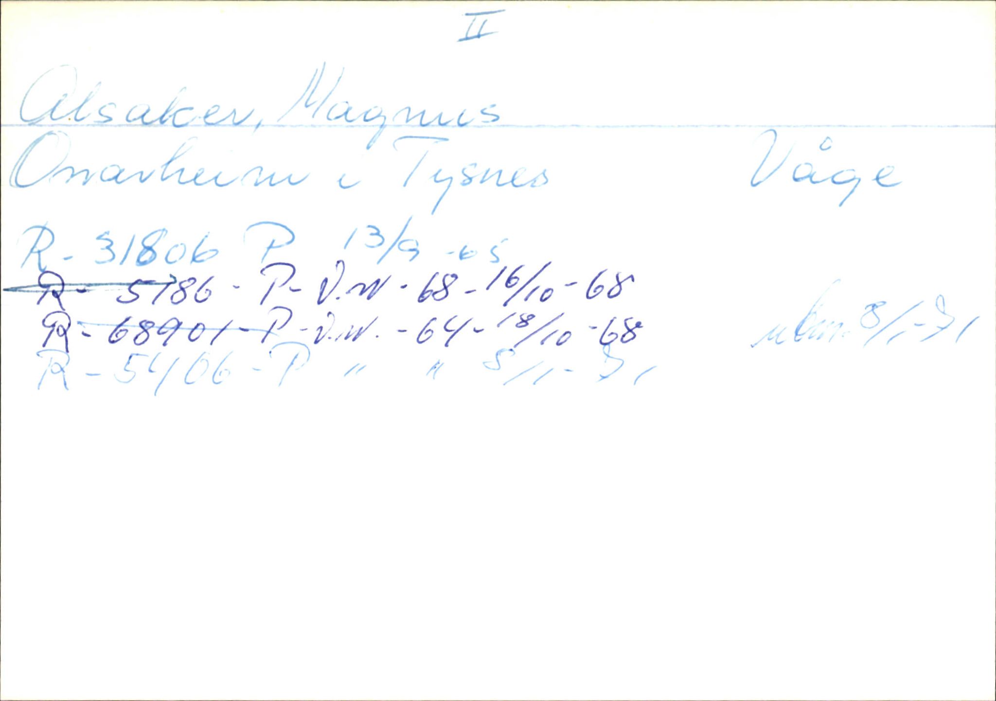 Statens vegvesen, Hordaland vegkontor, AV/SAB-A-5201/2/Ha/L0001: R-eierkort A, 1920-1971, p. 593