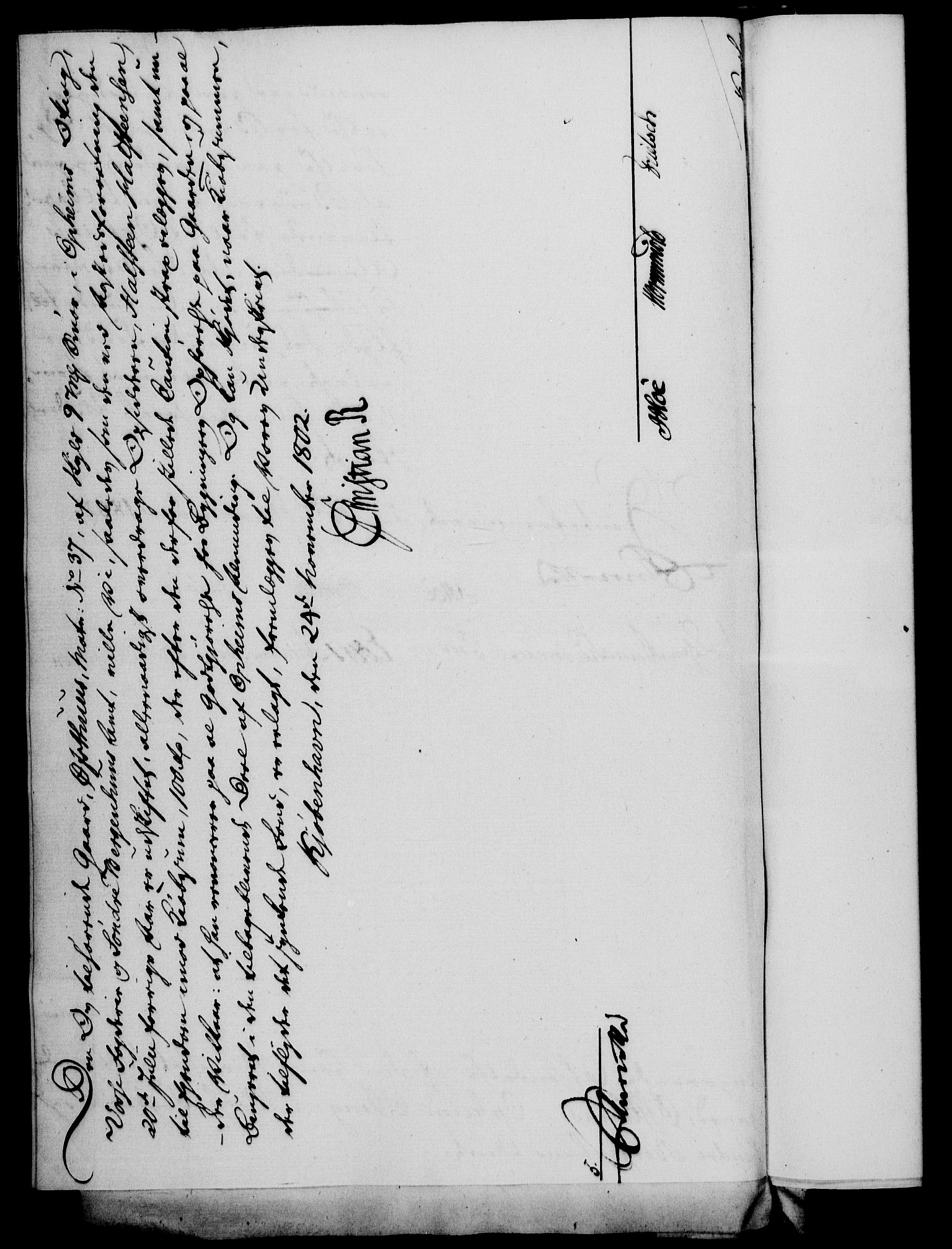 Rentekammeret, Kammerkanselliet, RA/EA-3111/G/Gf/Gfa/L0084: Norsk relasjons- og resolusjonsprotokoll (merket RK 52.84), 1802, p. 704