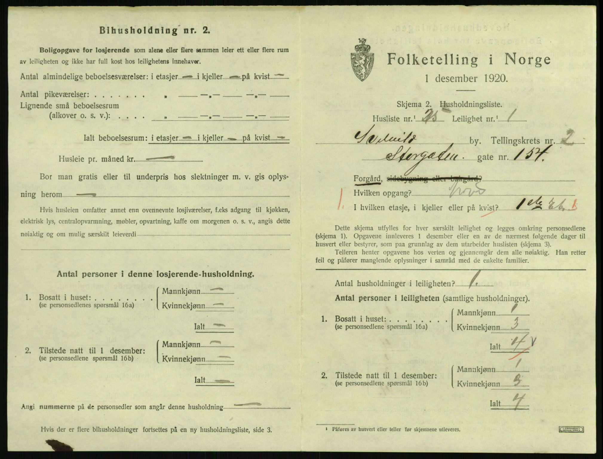 SAKO, 1920 census for Svelvik, 1920, p. 939