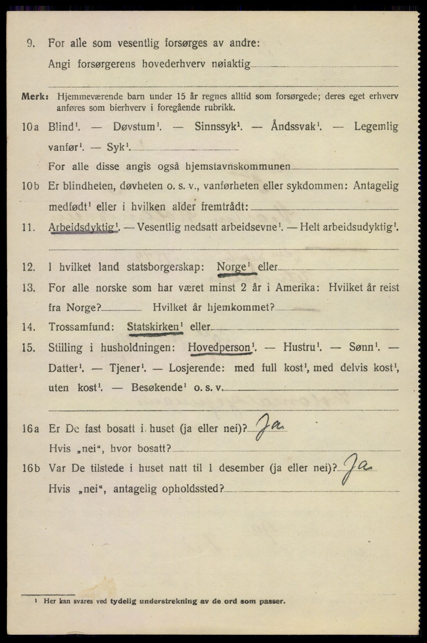 SAKO, 1920 census for Hønefoss, 1920, p. 2441