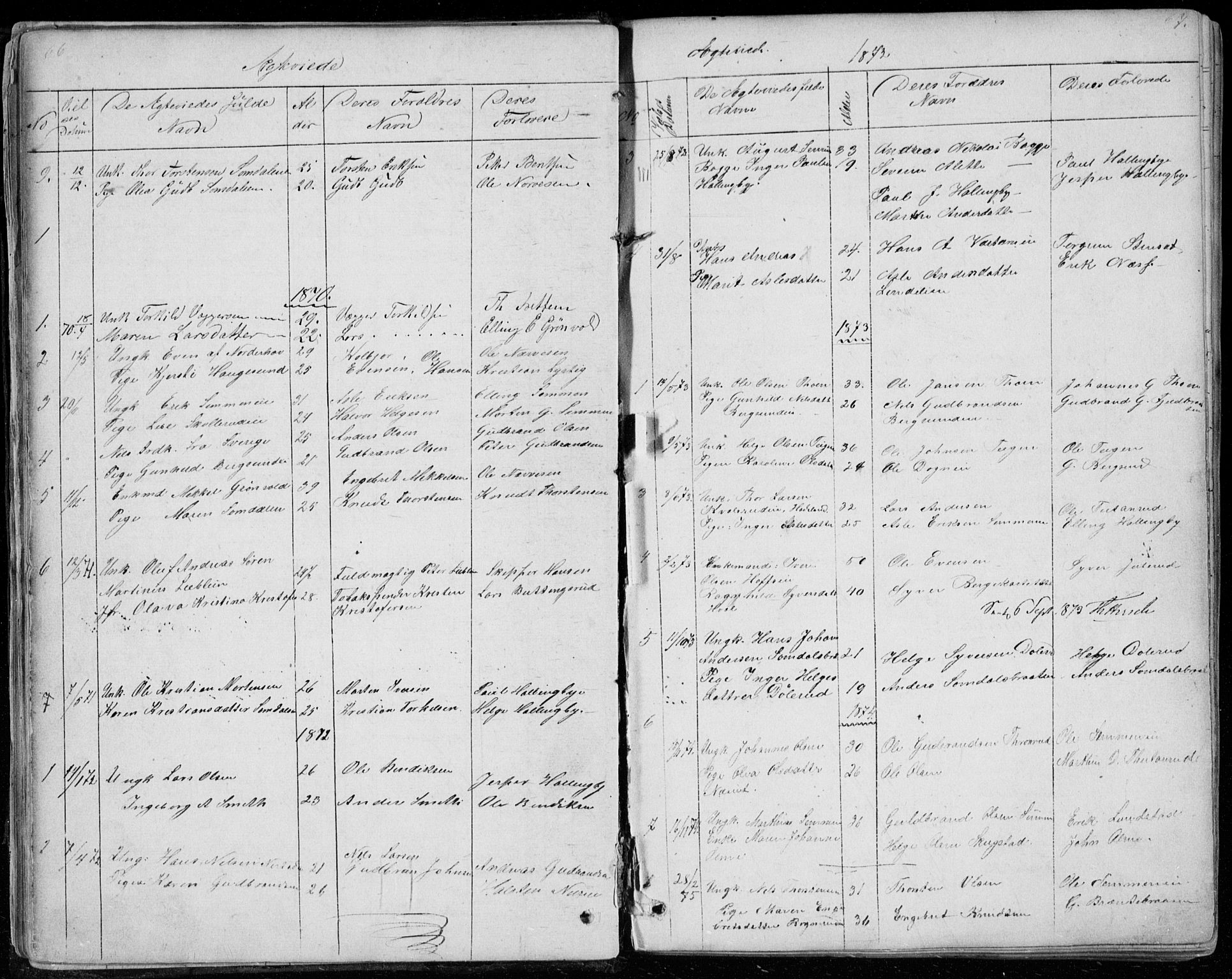 Ådal kirkebøker, SAKO/A-248/G/Gc/L0001: Parish register (copy) no. III 1, 1862-1898, p. 66-67