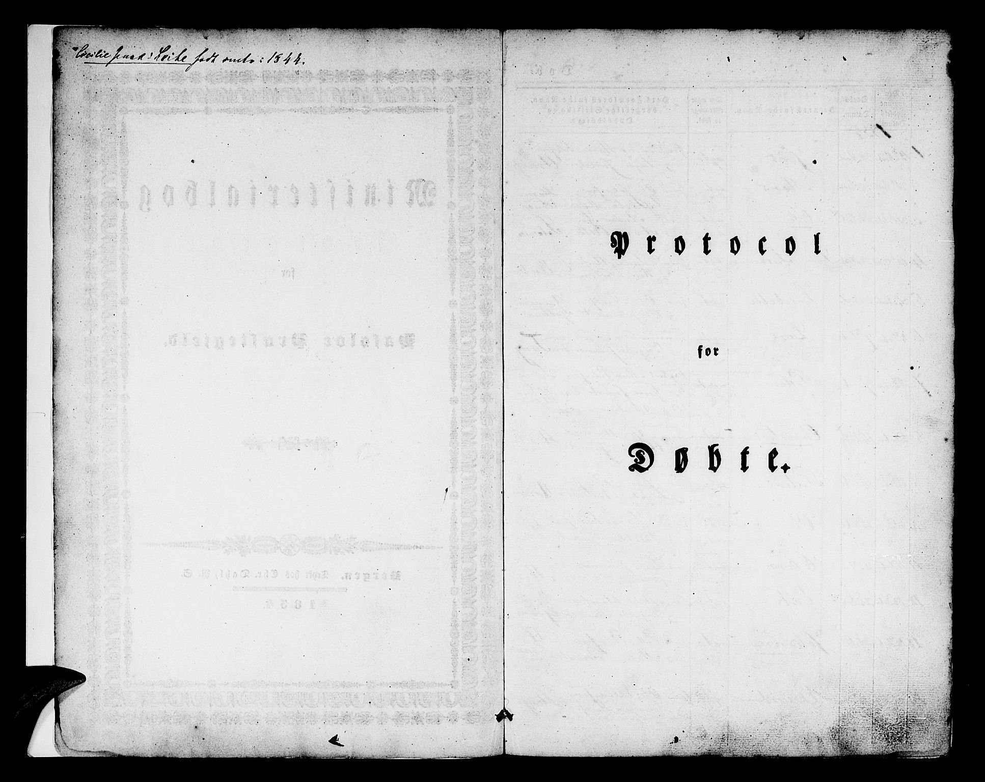 Hafslo sokneprestembete, SAB/A-80301/H/Haa/Haaa/L0005: Parish register (official) no. A 5, 1834-1852