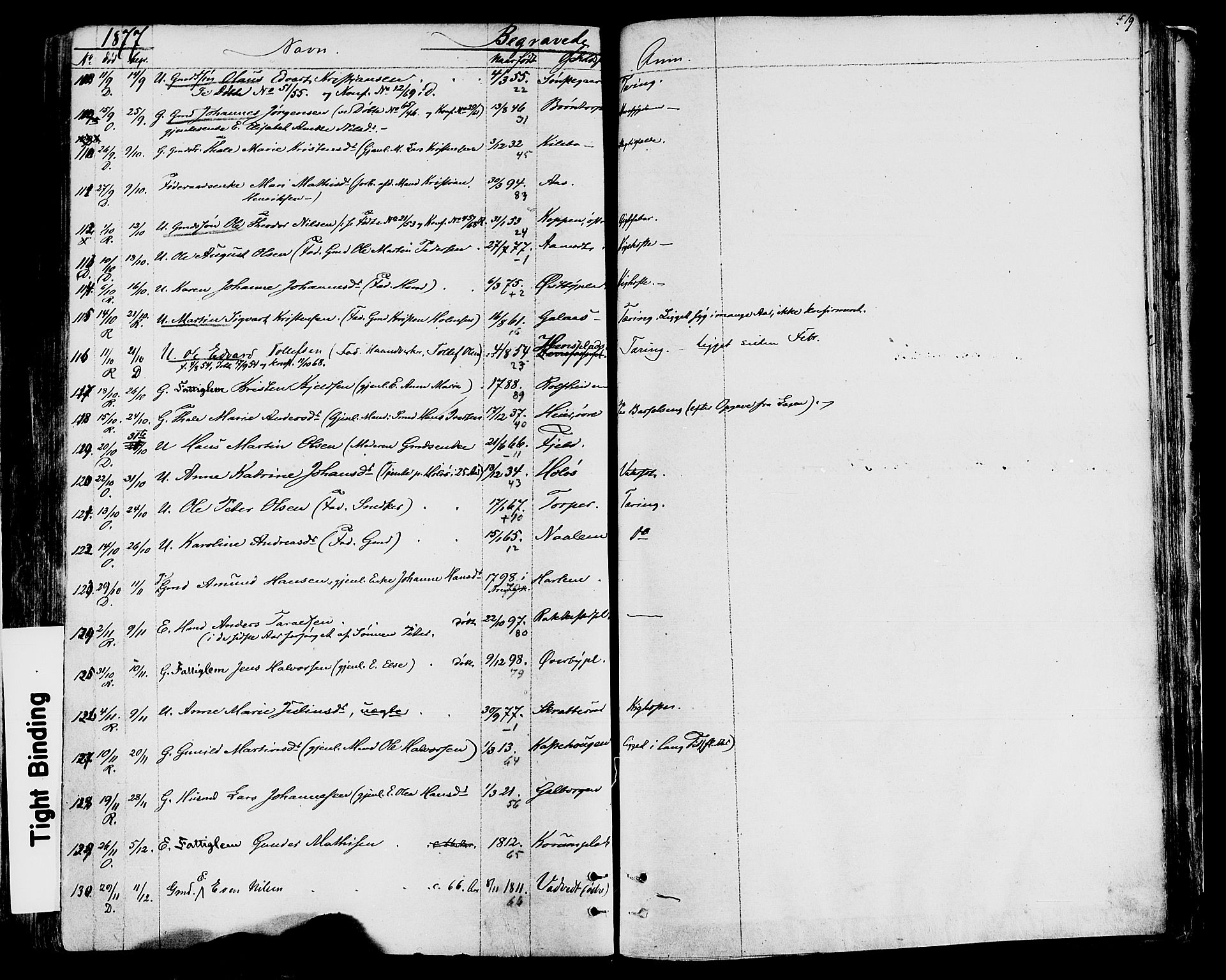Rakkestad prestekontor Kirkebøker, SAO/A-2008/F/Fa/L0011: Parish register (official) no. I 11, 1862-1877, p. 519