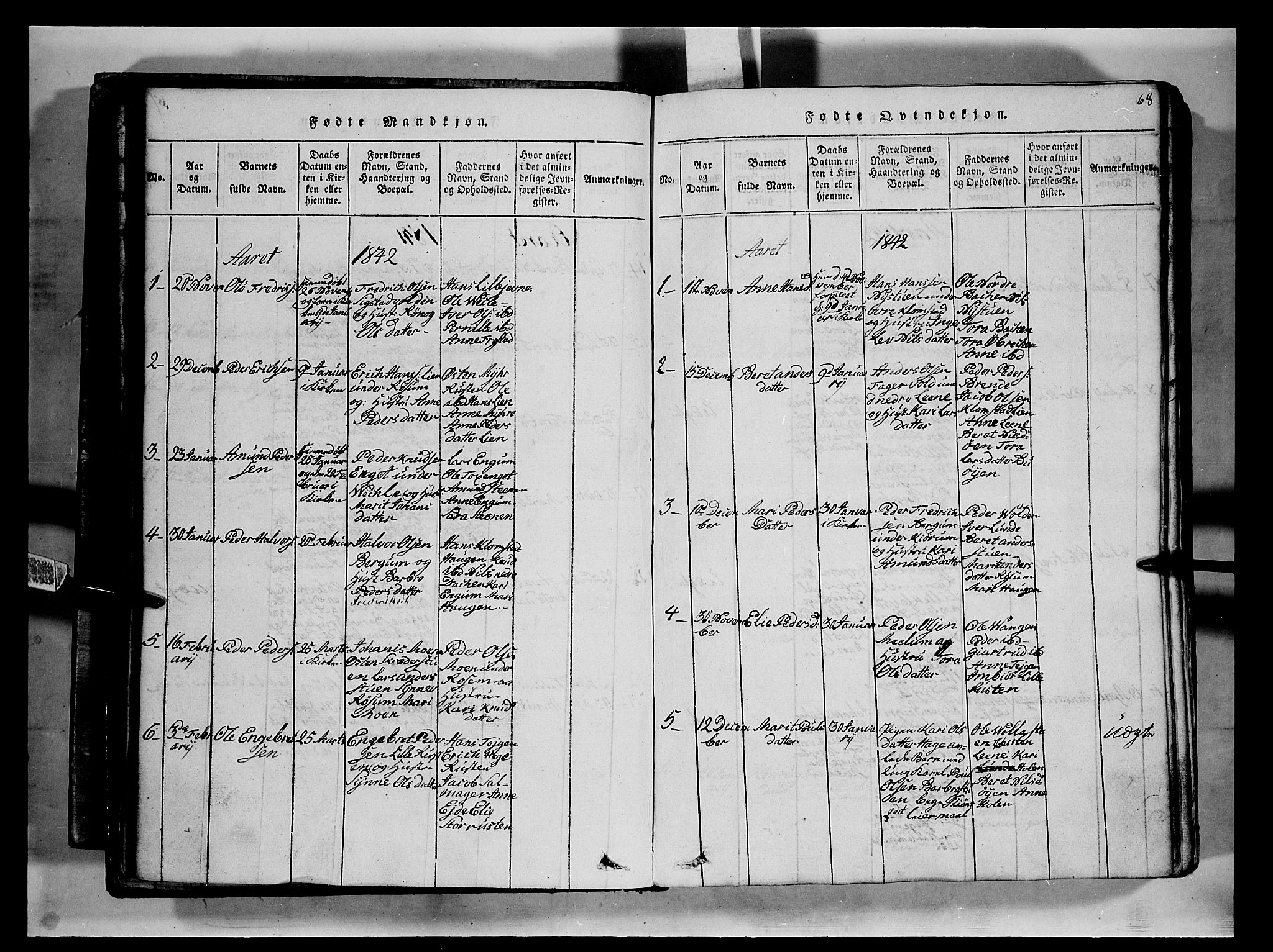 Fron prestekontor, SAH/PREST-078/H/Ha/Hab/L0002: Parish register (copy) no. 2, 1816-1850, p. 68