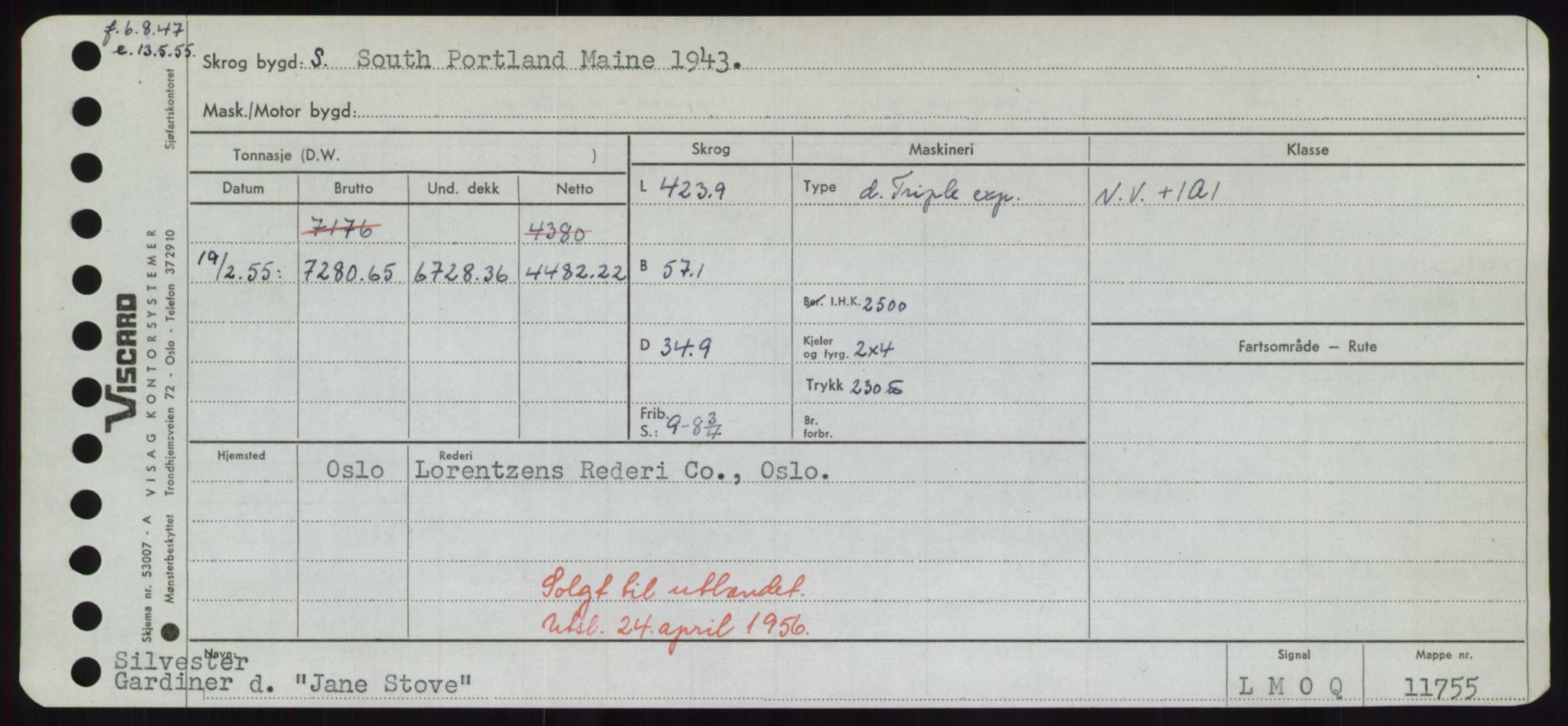 Sjøfartsdirektoratet med forløpere, Skipsmålingen, RA/S-1627/H/Hd/L0019: Fartøy, J, p. 141