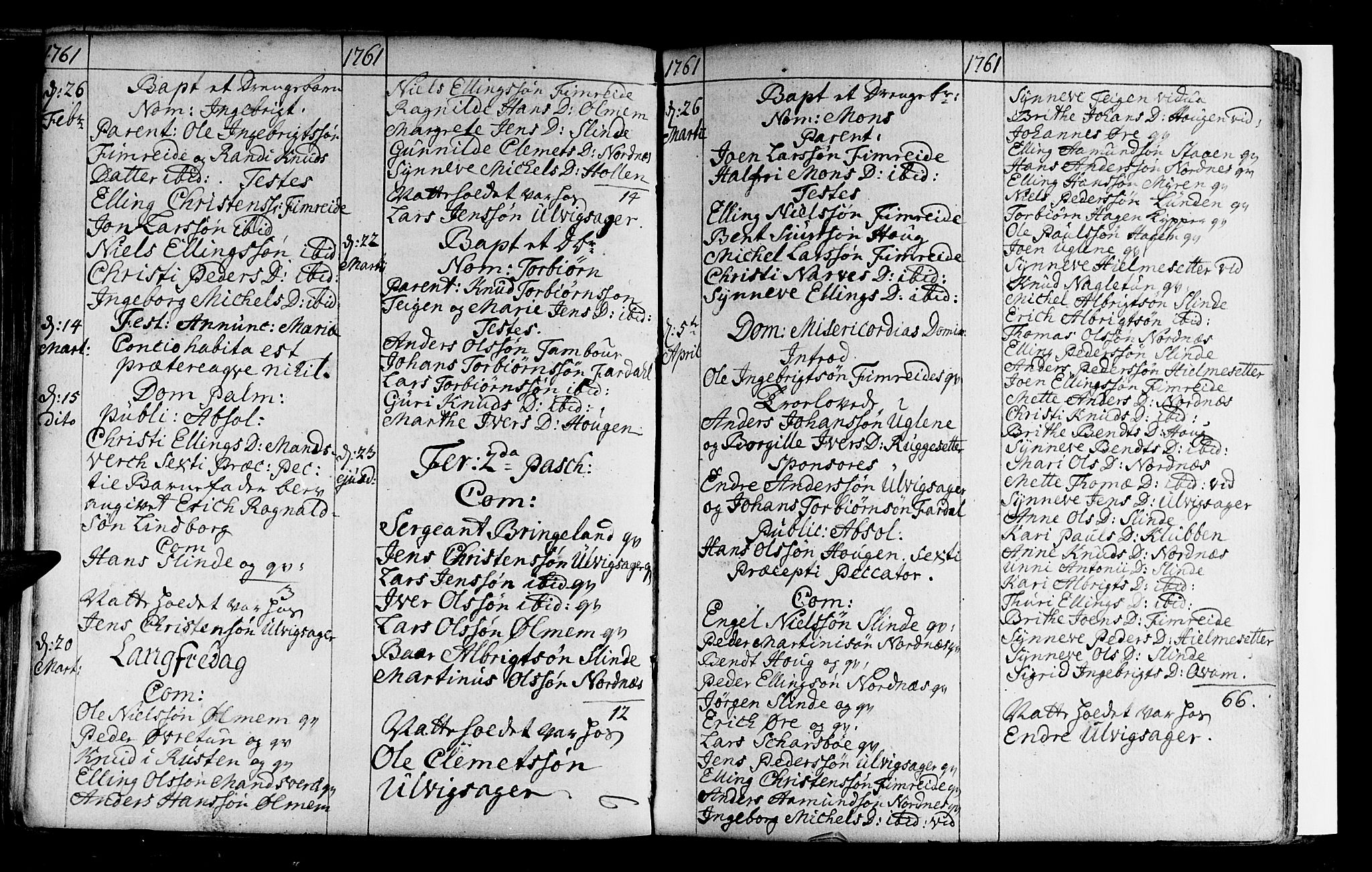 Sogndal sokneprestembete, AV/SAB-A-81301/H/Haa/Haaa/L0004: Parish register (official) no. A 4, 1747-1782