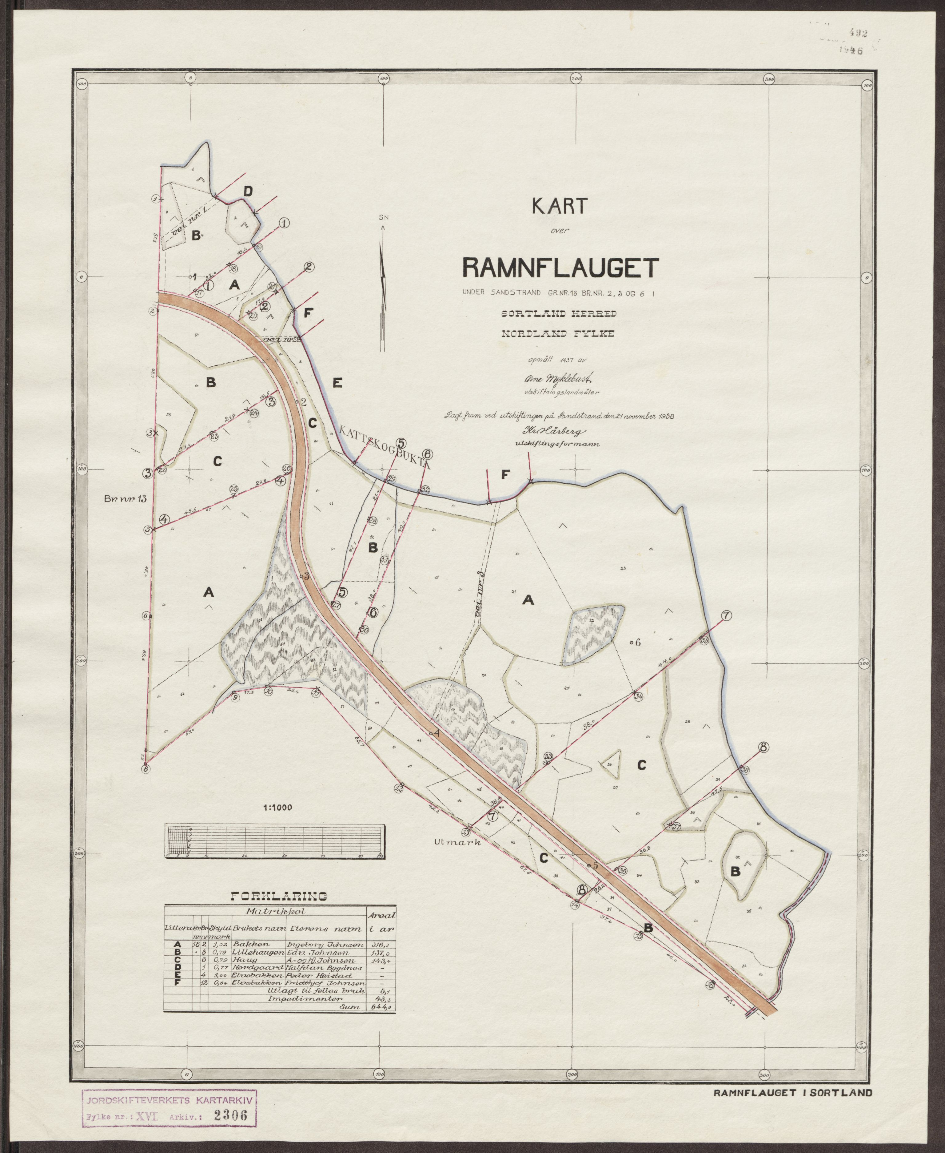 Jordskifteverkets kartarkiv, AV/RA-S-3929/T, 1859-1988, p. 2880