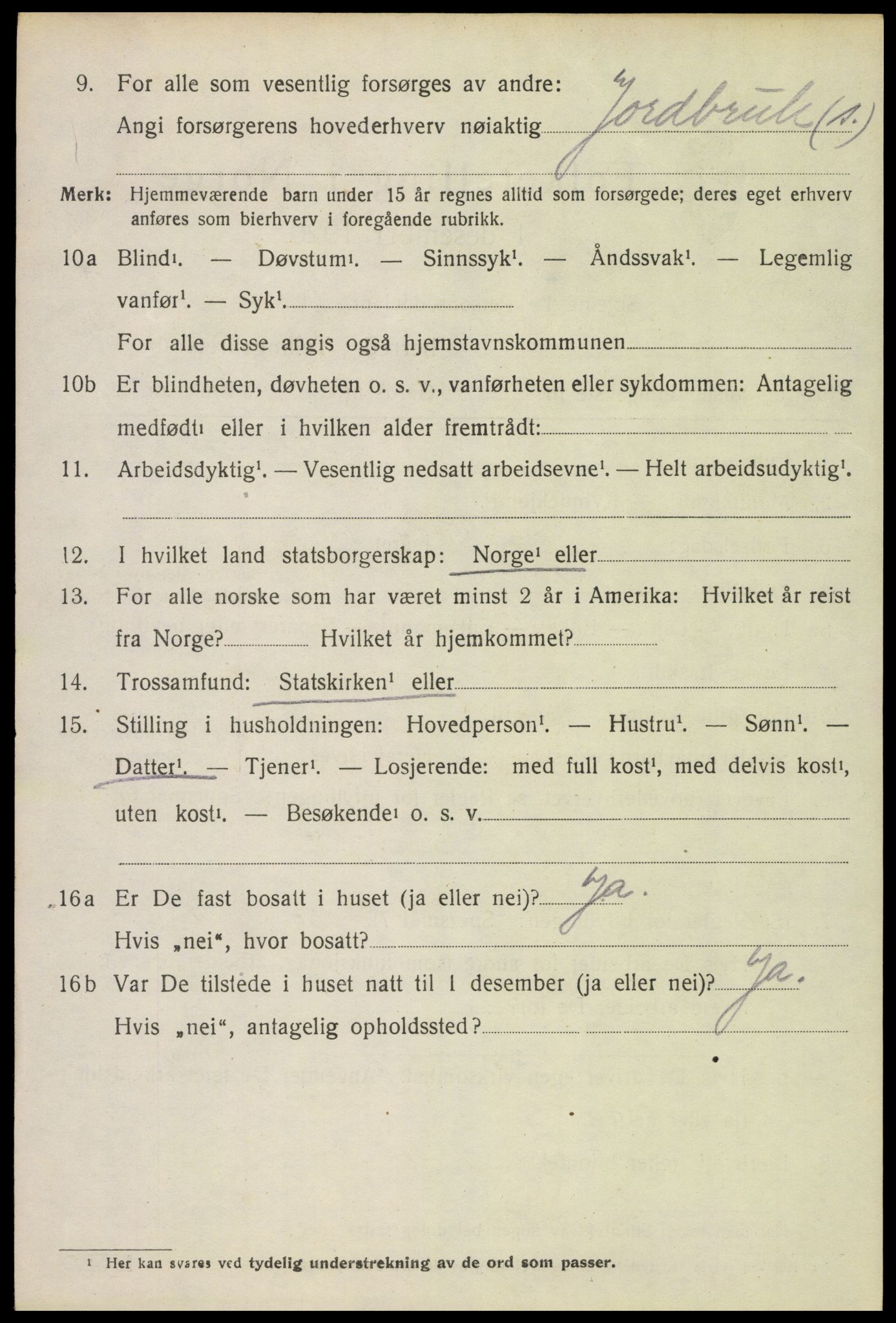 SAH, 1920 census for Eidskog, 1920, p. 13334