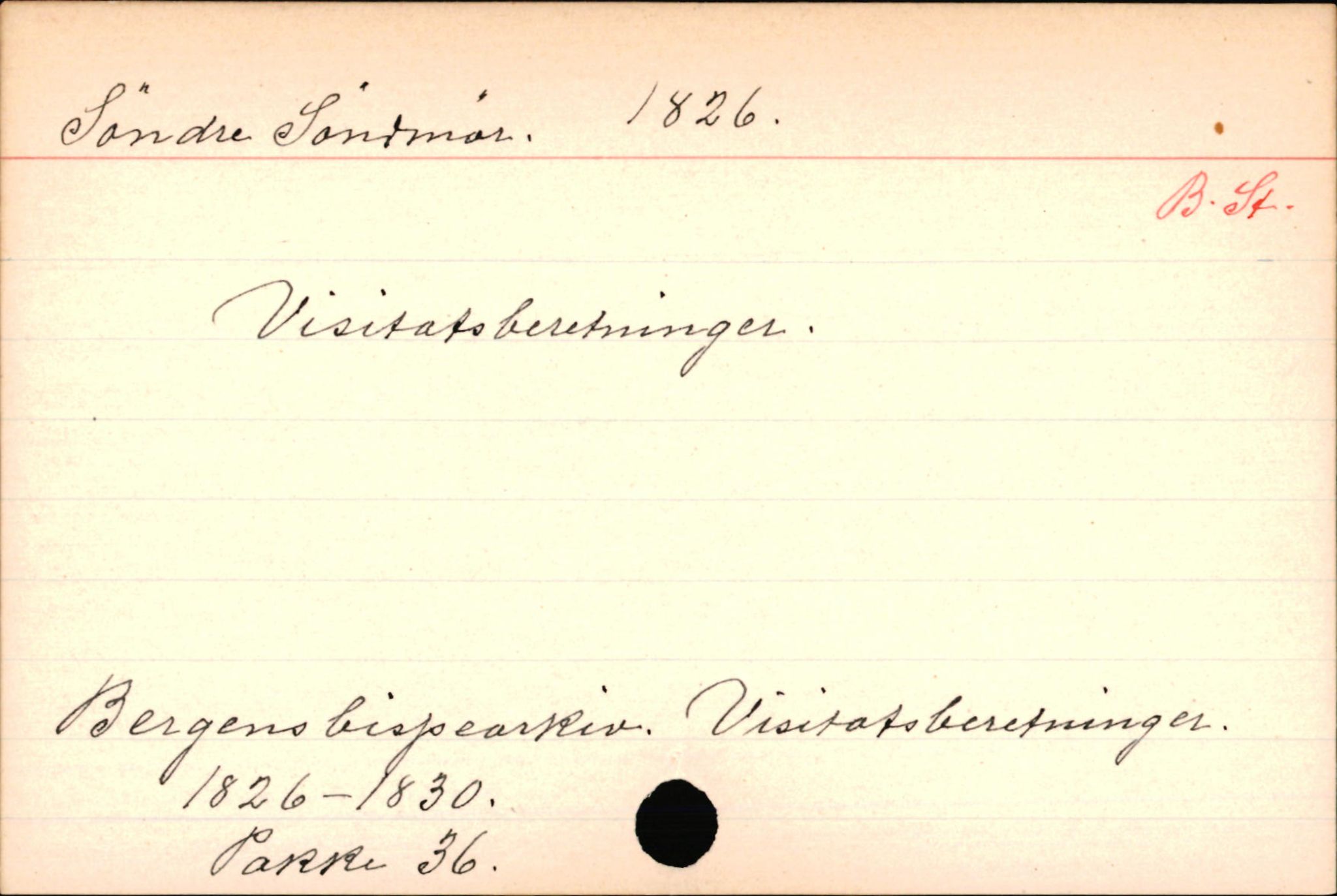 Haugen, Johannes - lærer, AV/SAB-SAB/PA-0036/01/L0001: Om klokkere og lærere, 1521-1904, p. 10288