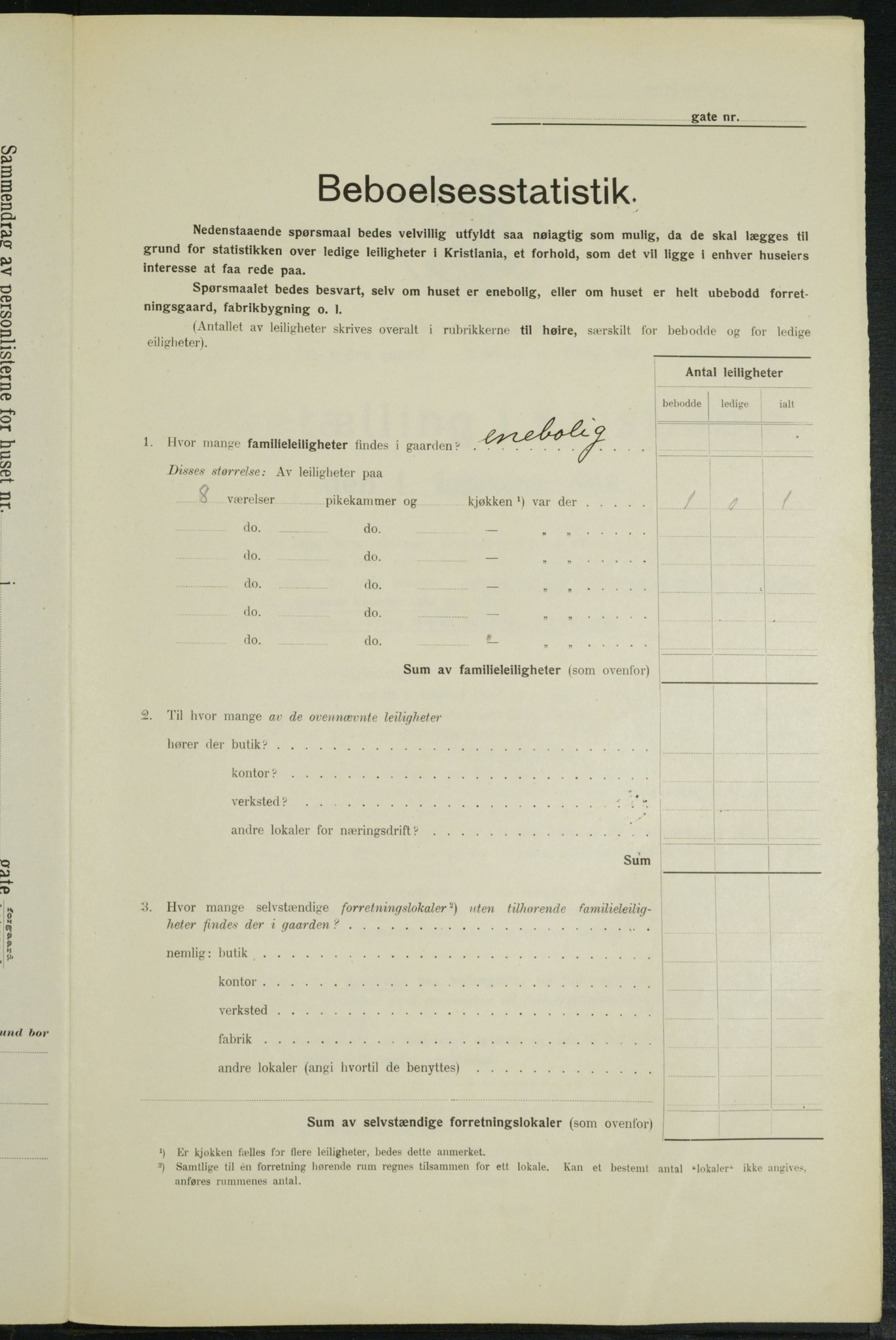 OBA, Municipal Census 1914 for Kristiania, 1914, p. 27271