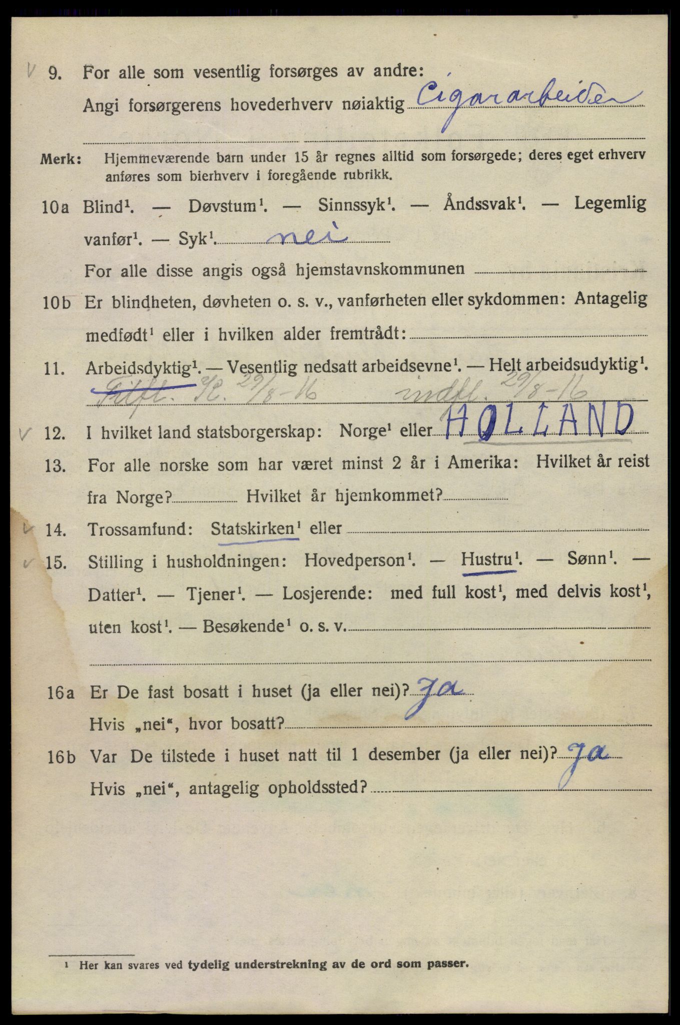 SAO, 1920 census for Kristiania, 1920, p. 366476