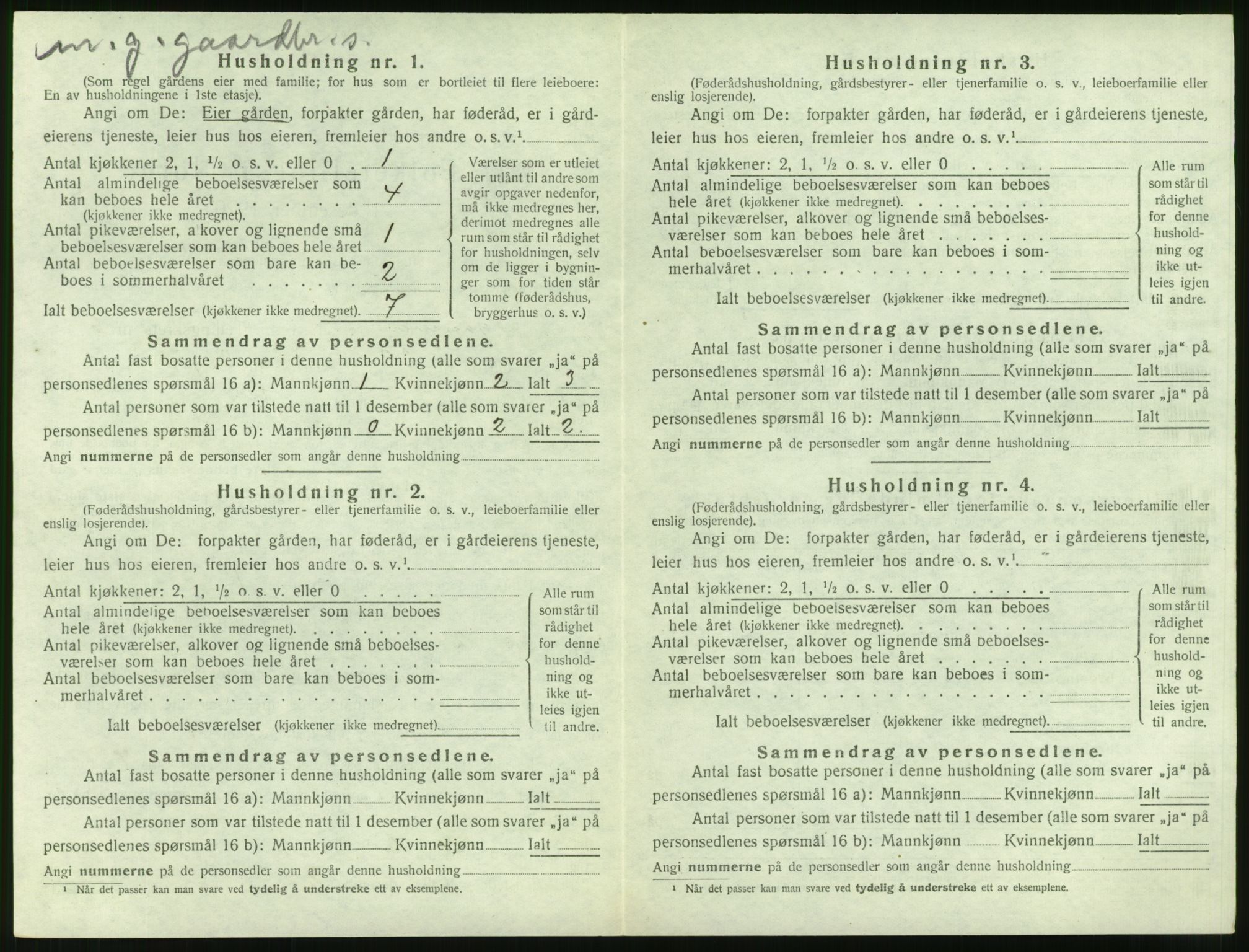 SAT, 1920 census for Sykkylven, 1920, p. 504