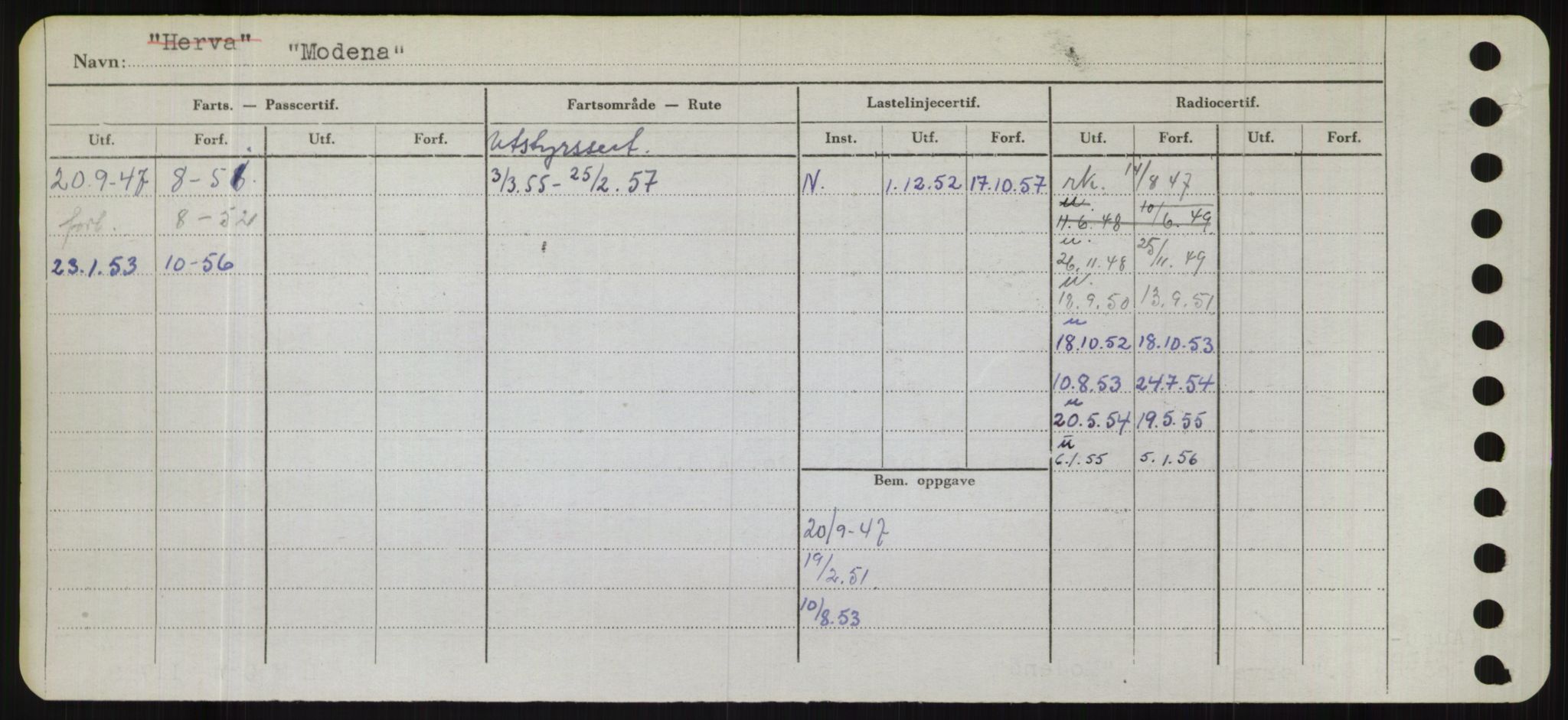 Sjøfartsdirektoratet med forløpere, Skipsmålingen, RA/S-1627/H/Hb/L0003: Fartøy, I-N, p. 368