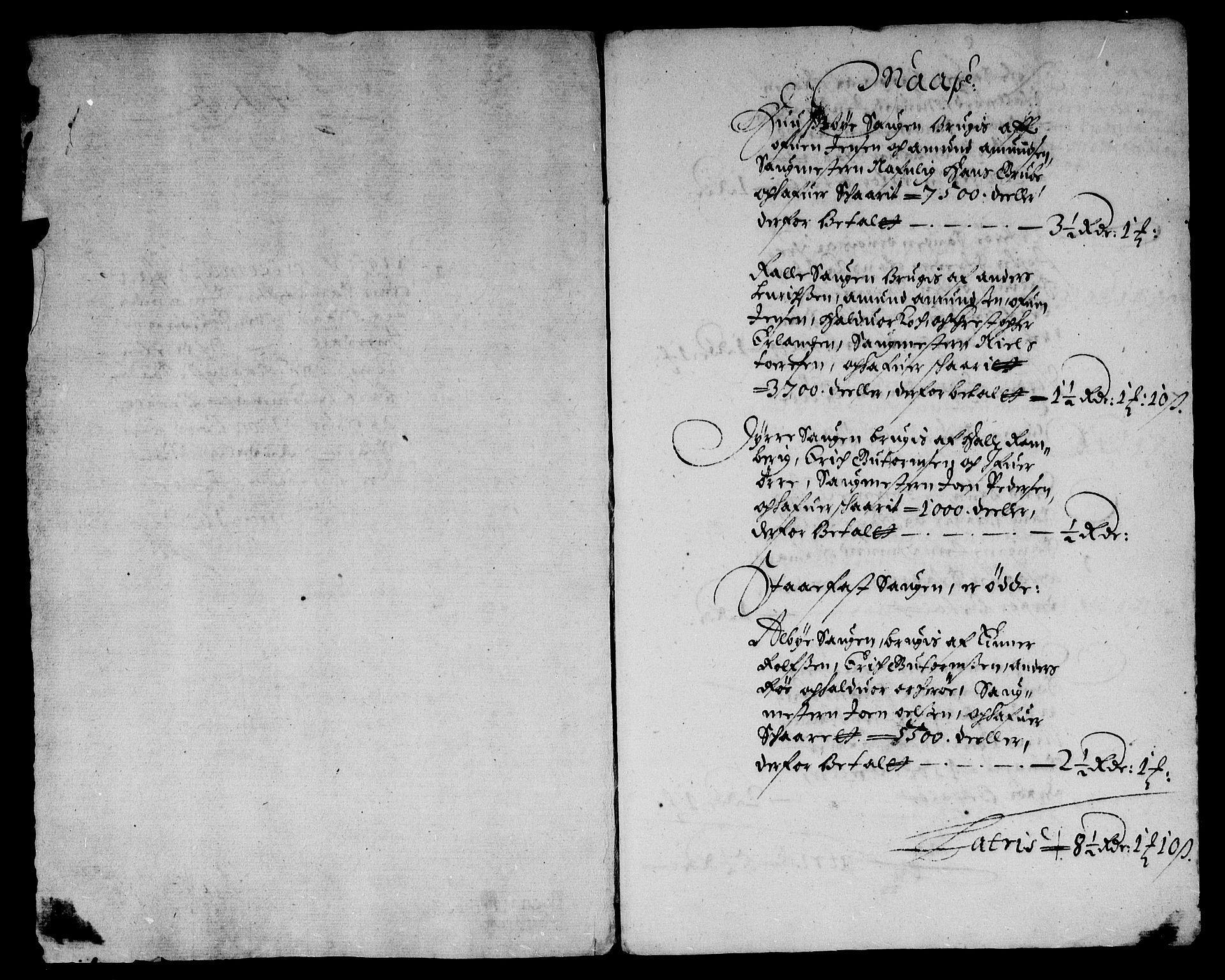 Rentekammeret inntil 1814, Reviderte regnskaper, Stiftamtstueregnskaper, Landkommissariatet på Akershus og Akershus stiftamt, AV/RA-EA-5869/R/Rb/L0084: Akershus stiftamt, 1672