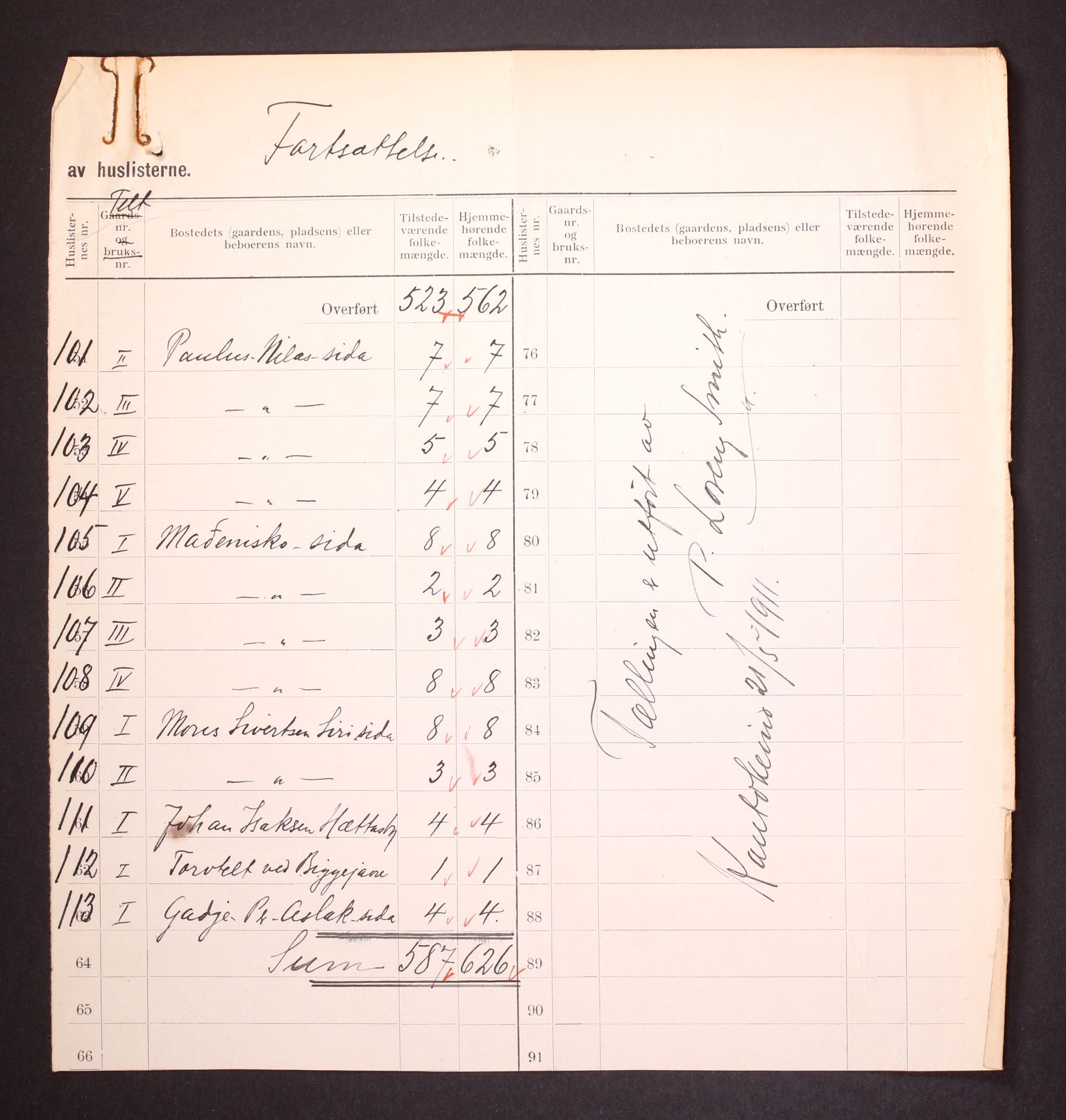 RA, 1910 census for Kautokeino, 1910, p. 16