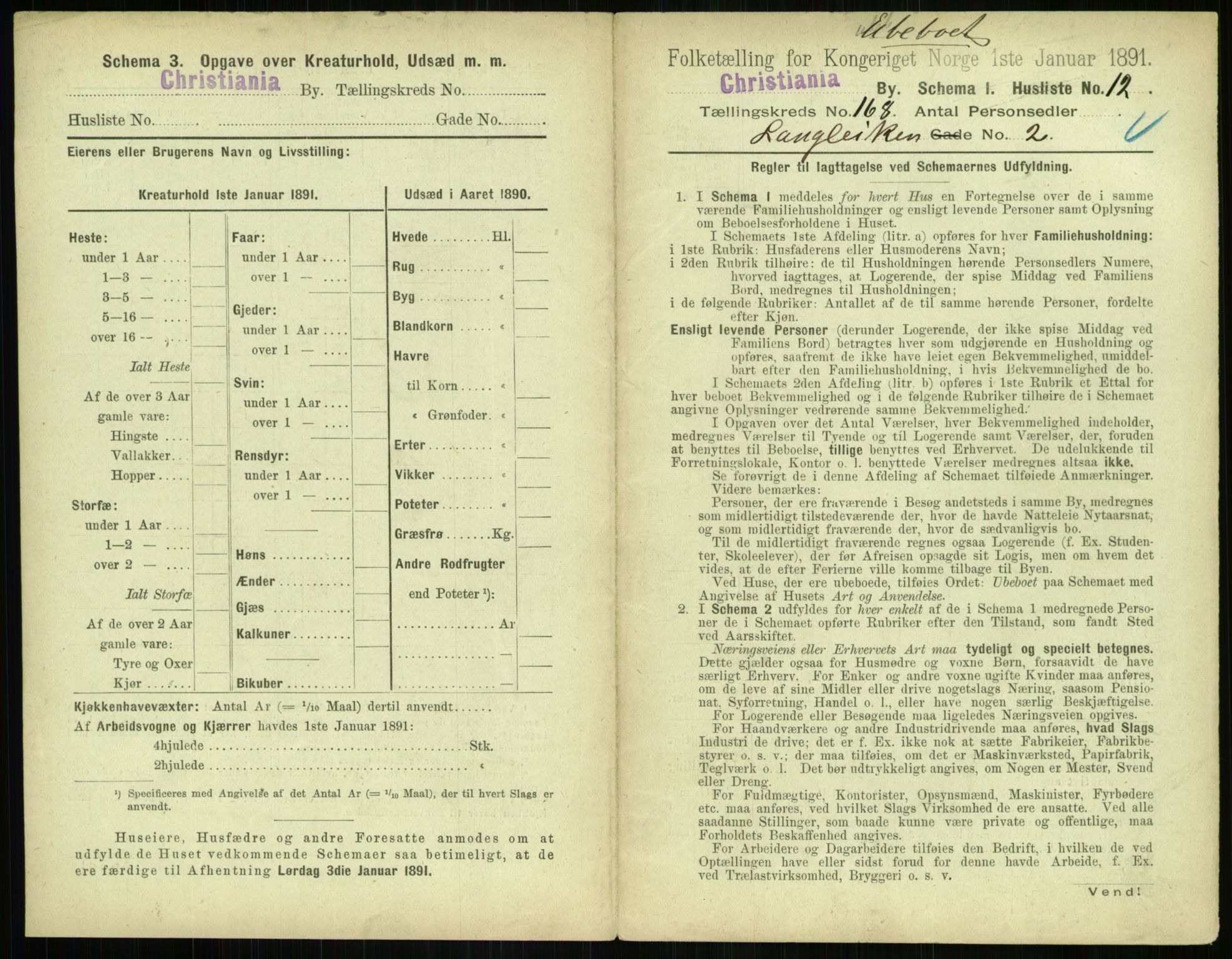 RA, 1891 census for 0301 Kristiania, 1891, p. 98072