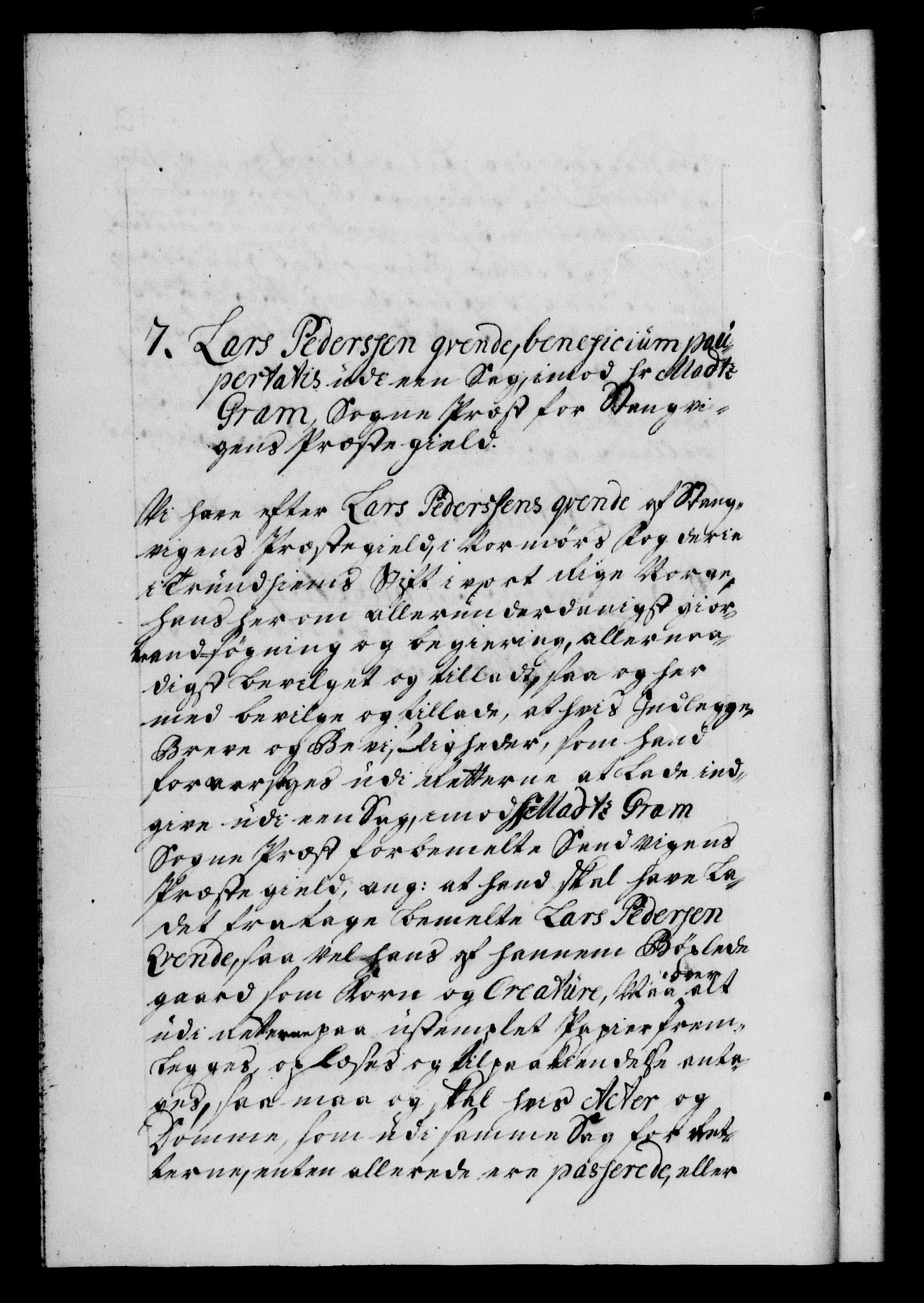 Danske Kanselli 1572-1799, AV/RA-EA-3023/F/Fc/Fca/Fcaa/L0026: Norske registre, 1729-1730, p. 3b