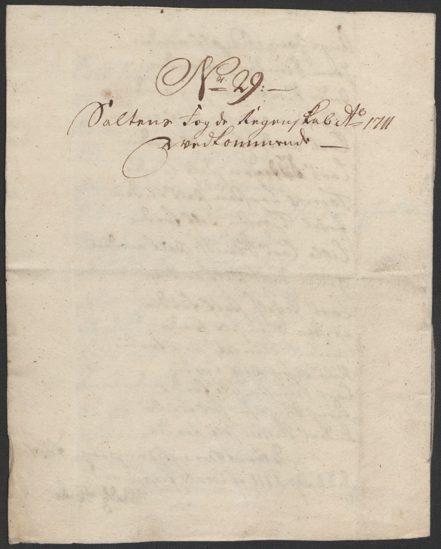 Rentekammeret inntil 1814, Reviderte regnskaper, Fogderegnskap, AV/RA-EA-4092/R66/L4582: Fogderegnskap Salten, 1711-1712, p. 273