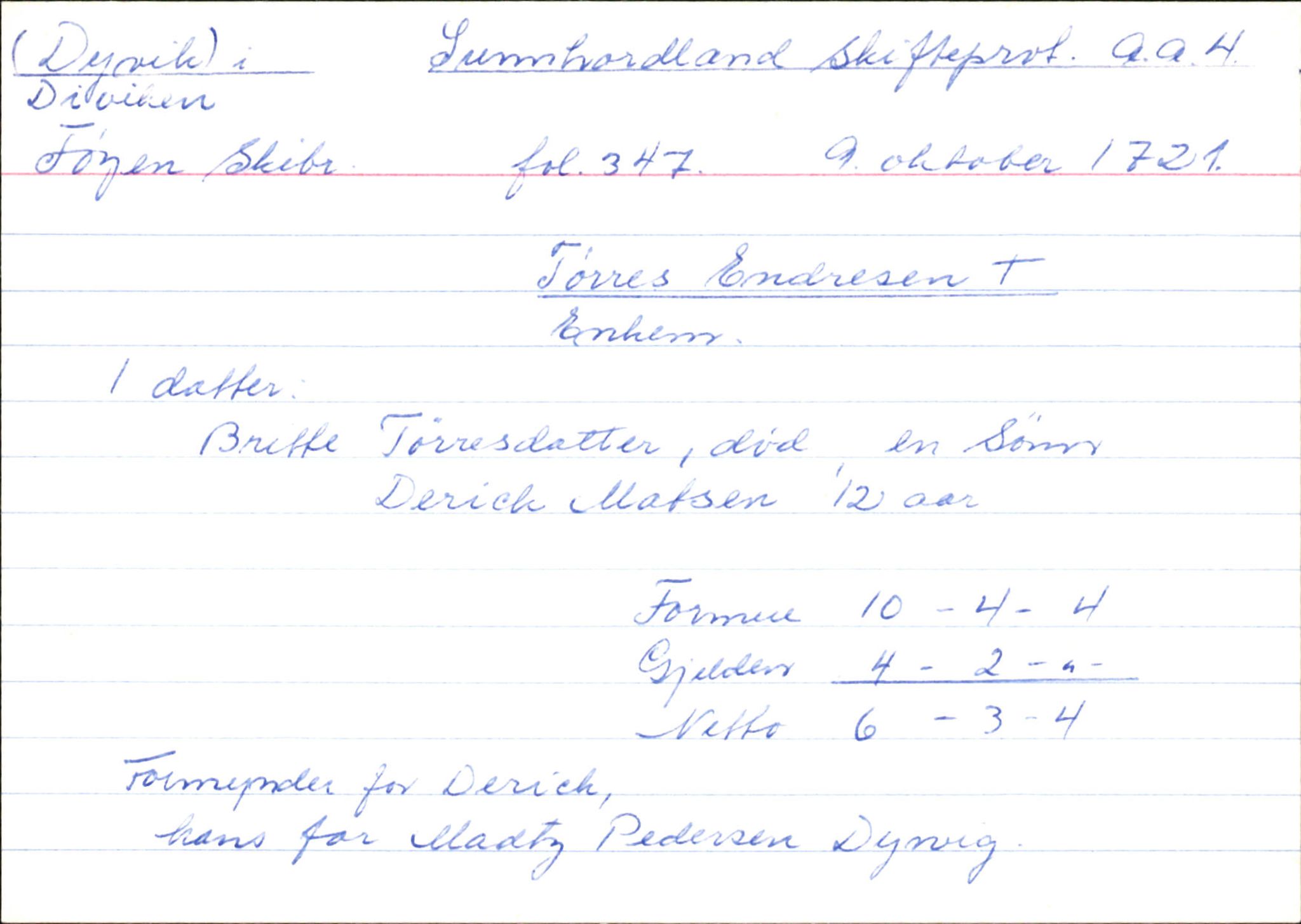 Skiftekort ved Statsarkivet i Bergen, SAB/SKIFTEKORT/004/L0003: Skifteprotokoll nr. 4, 1717-1722, p. 125