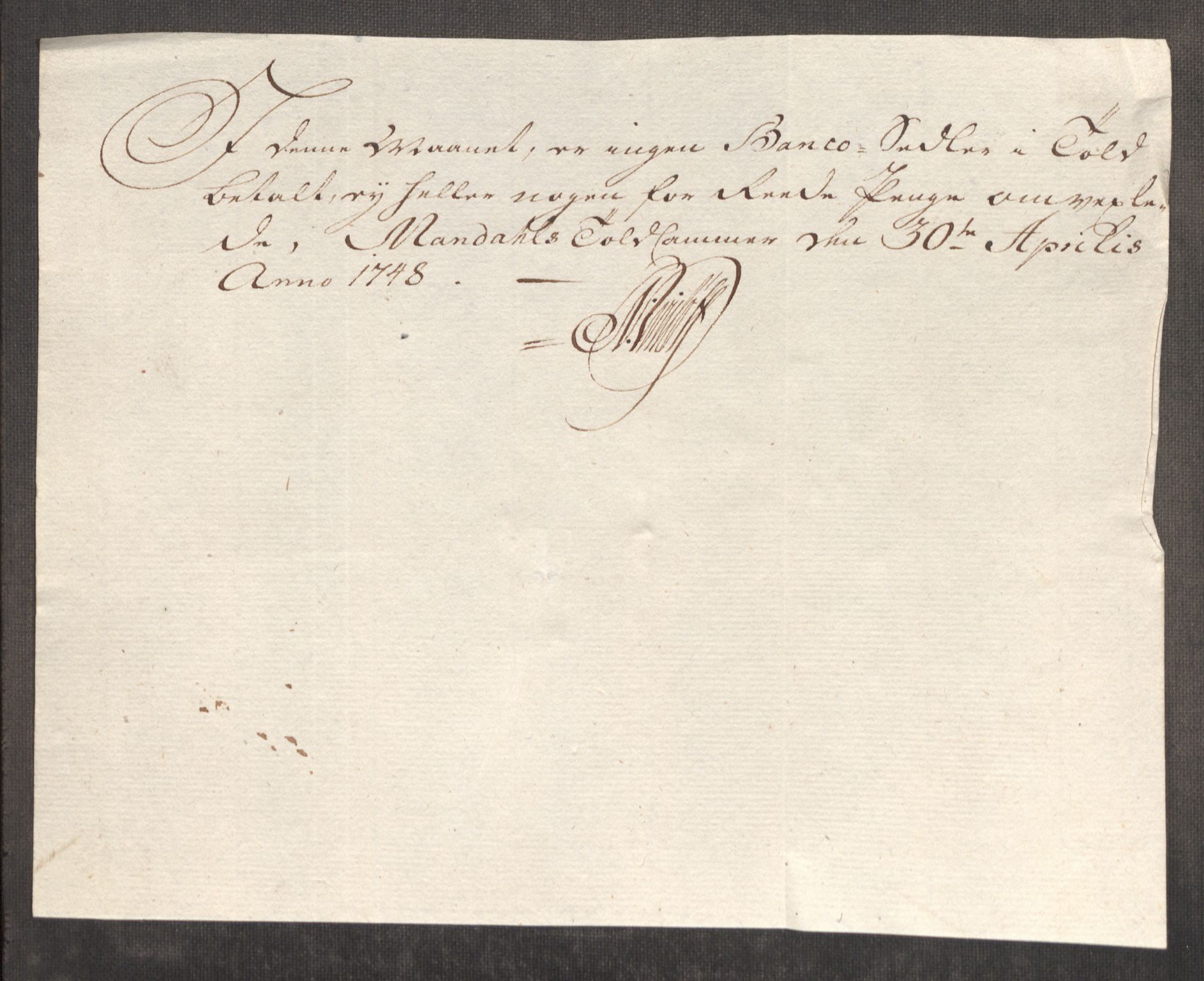 Rentekammeret inntil 1814, Realistisk ordnet avdeling, AV/RA-EA-4070/Oe/L0003: [Ø1]: Priskuranter, 1745-1748, p. 854