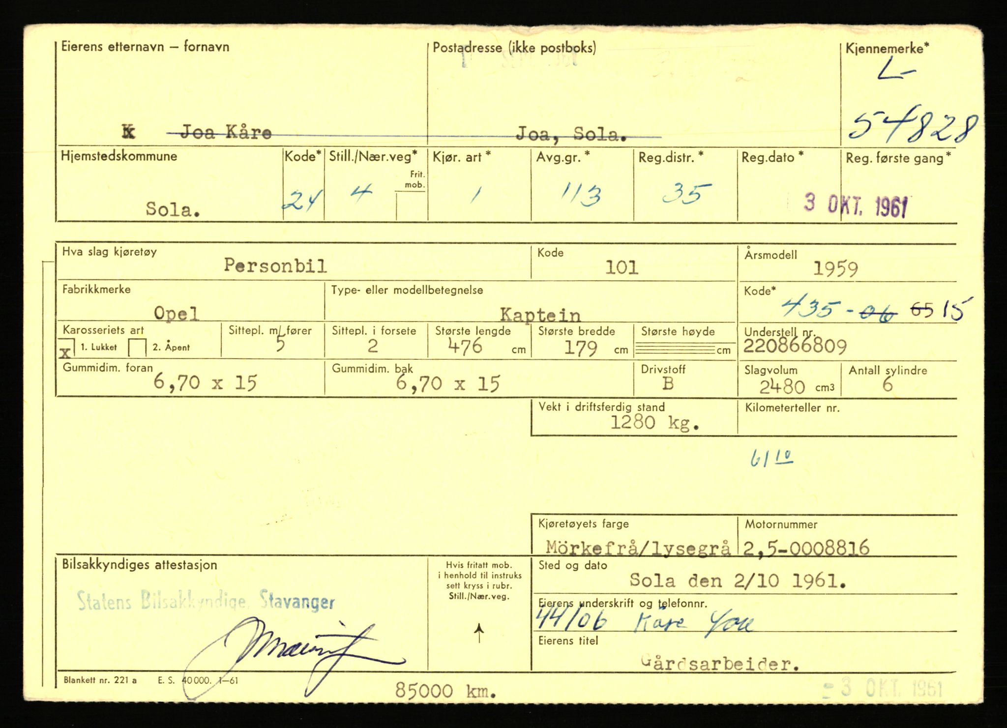 Stavanger trafikkstasjon, AV/SAST-A-101942/0/F/L0054: L-54200 - L-55699, 1930-1971, p. 1295